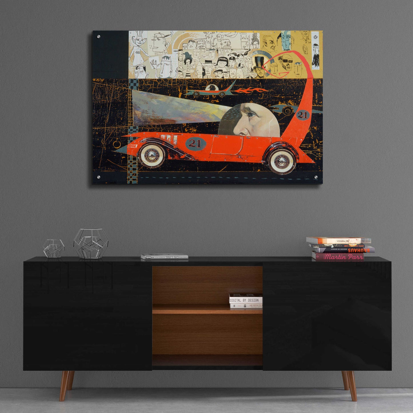 Epic Art 'Car 21' by Anthony Freda, Acrylic Glass Wall Art,36x24