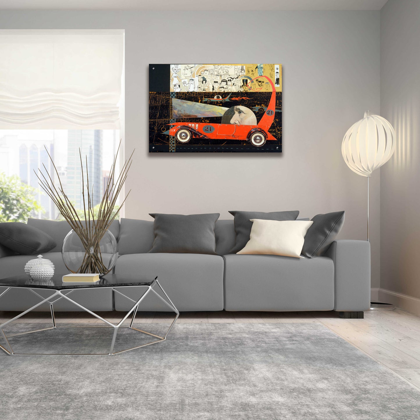 Epic Art 'Car 21' by Anthony Freda, Acrylic Glass Wall Art,36x24