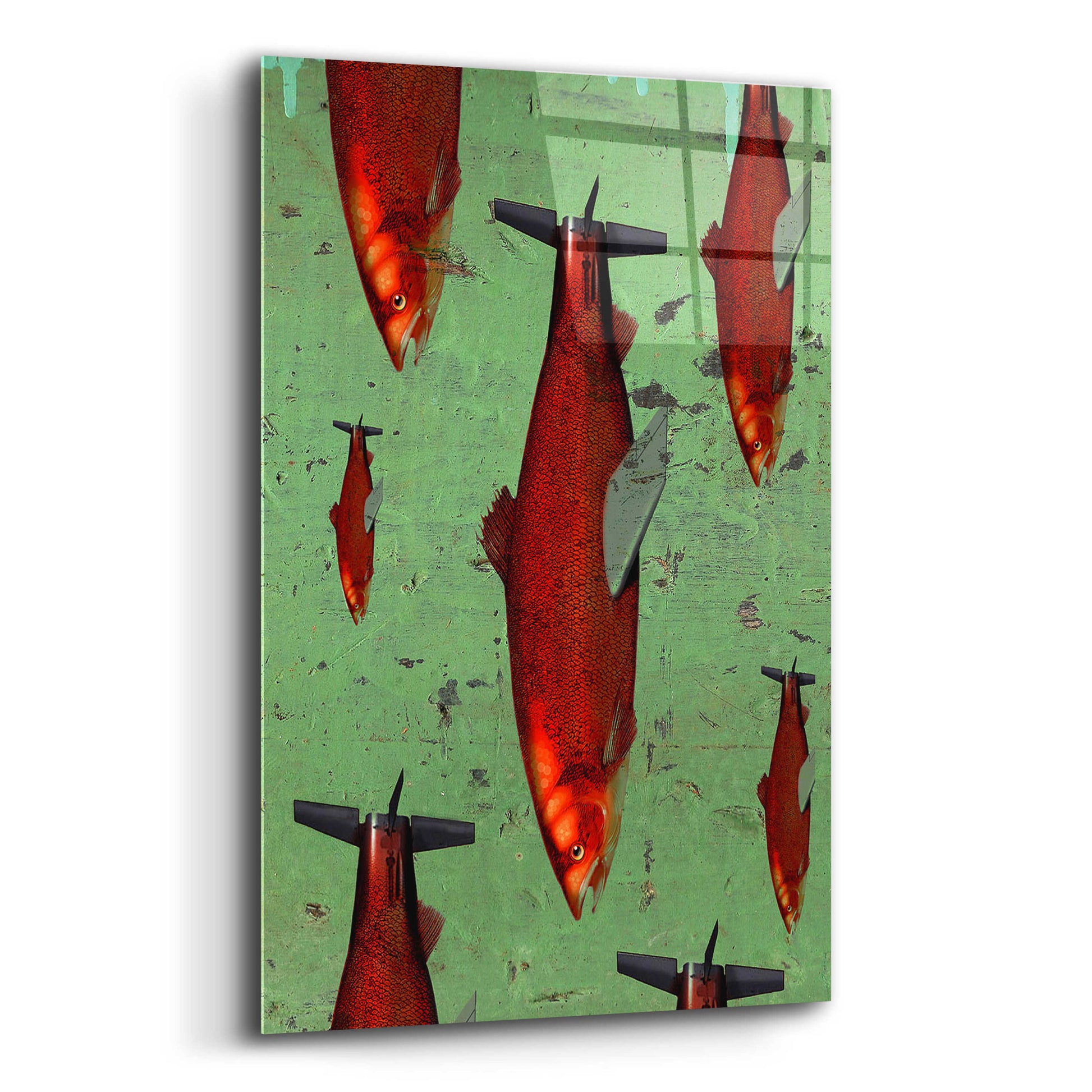 Epic Art 'Fish' by Anthony Freda, Acrylic Glass Wall Art,12x16