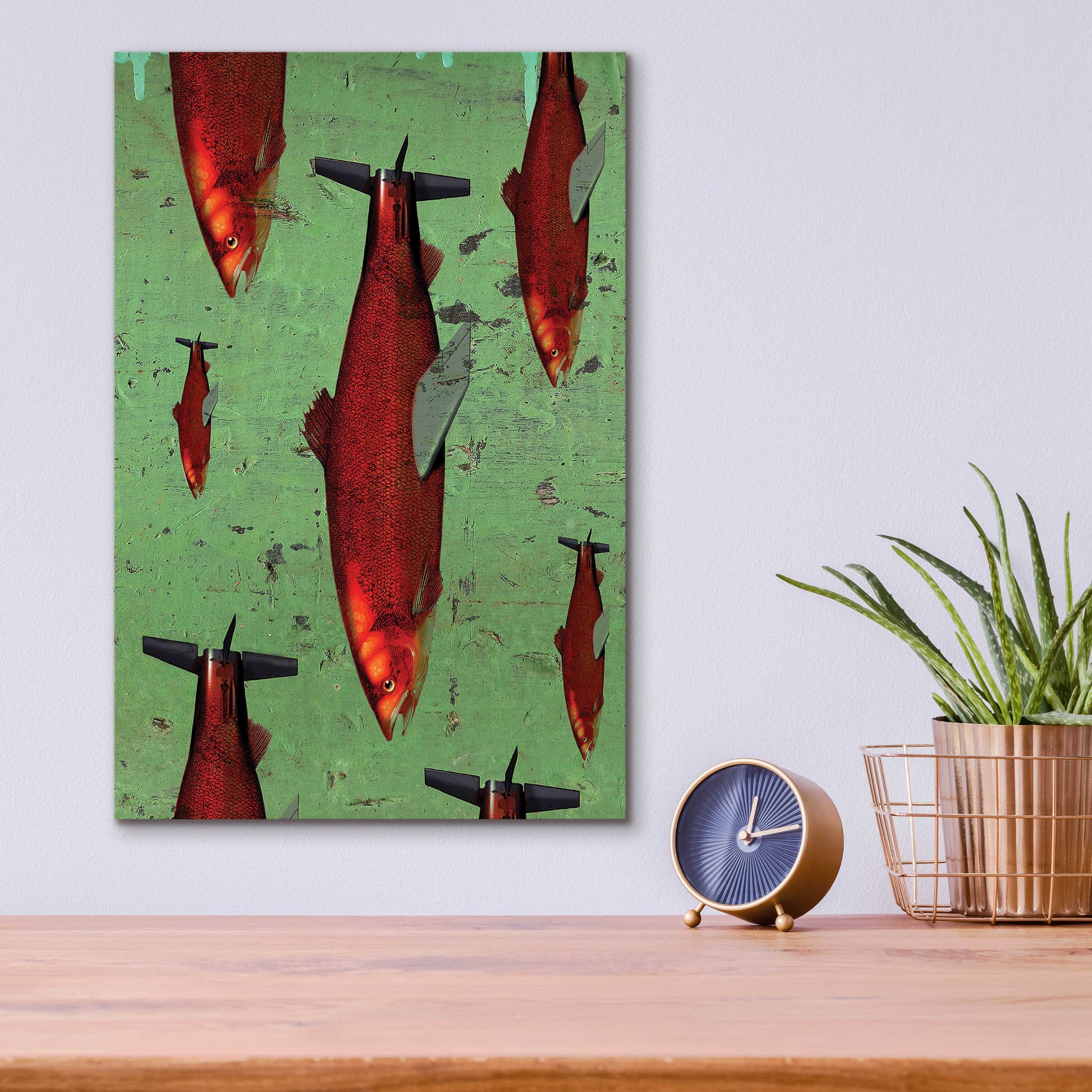 Epic Art 'Fish' by Anthony Freda, Acrylic Glass Wall Art,12x16