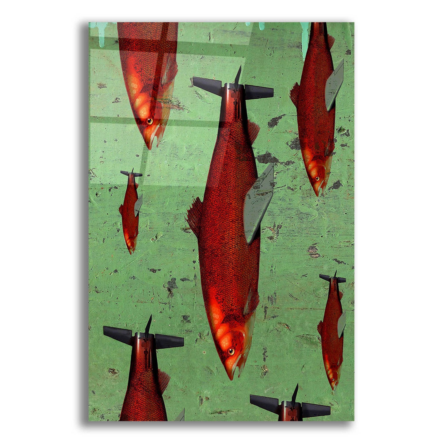 Epic Art 'Fish' by Anthony Freda, Acrylic Glass Wall Art,12x16