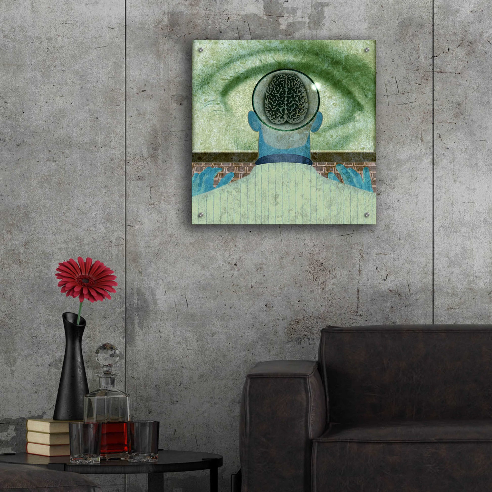 Epic Art 'Minds Eye' by Anthony Freda, Acrylic Glass Wall Art,24x24