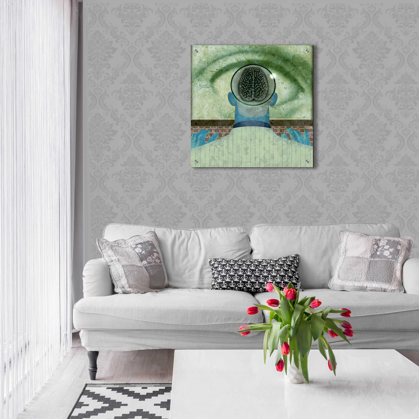 Epic Art 'Minds Eye' by Anthony Freda, Acrylic Glass Wall Art,24x24