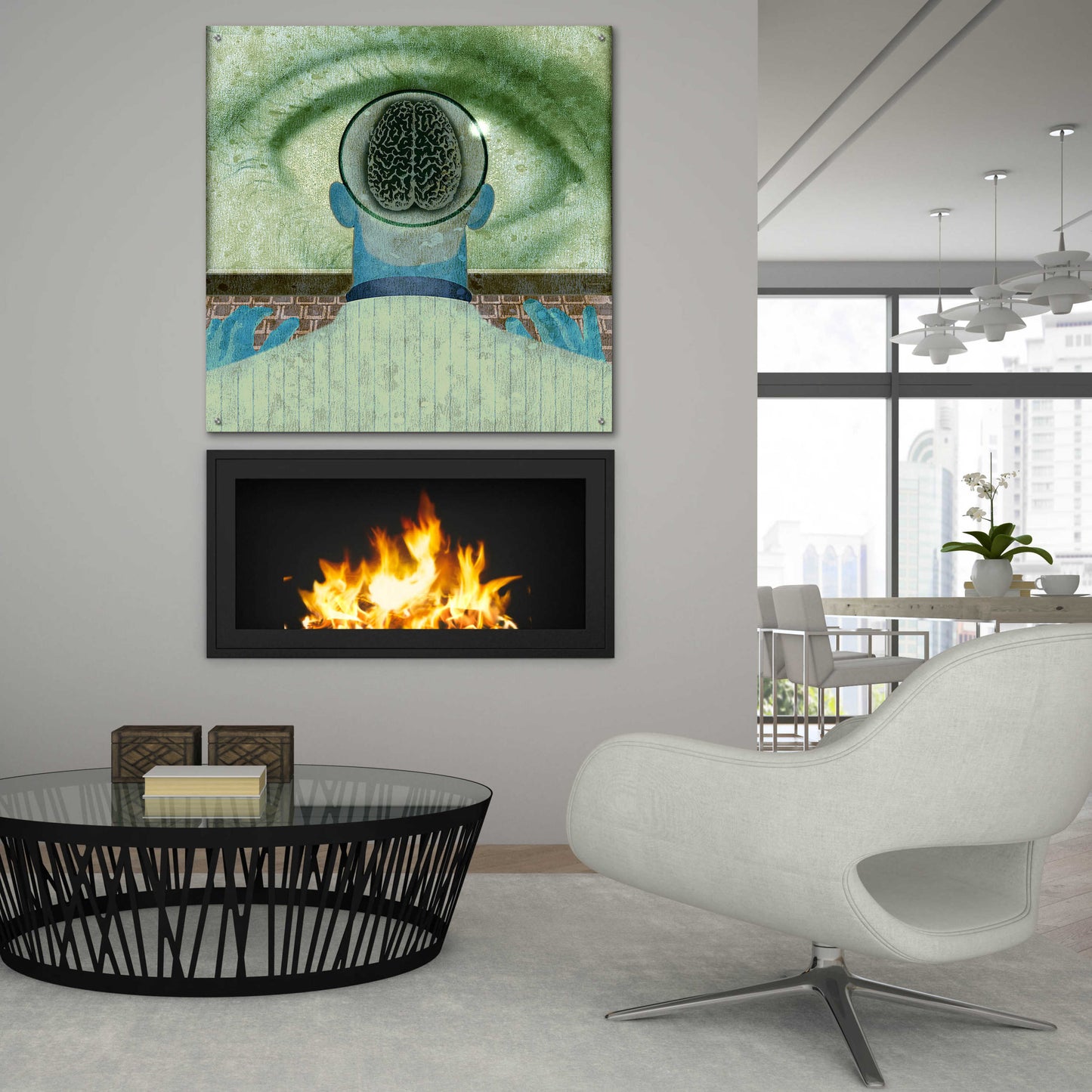 Epic Art 'Minds Eye' by Anthony Freda, Acrylic Glass Wall Art,36x36