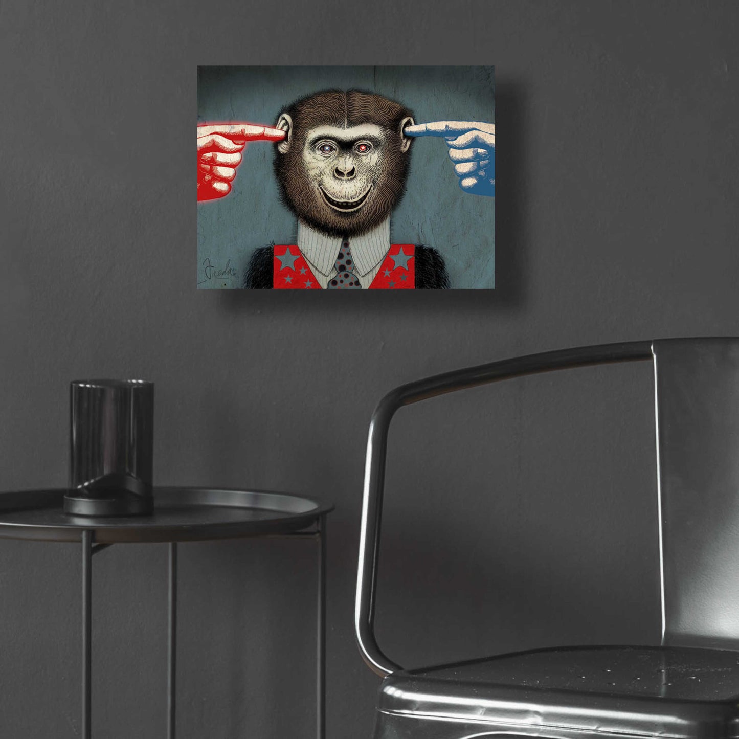 Epic Art 'Monkey' by Anthony Freda, Acrylic Glass Wall Art,16x12