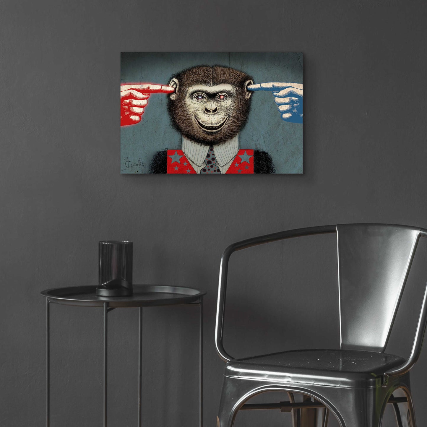 Epic Art 'Monkey' by Anthony Freda, Acrylic Glass Wall Art,24x16