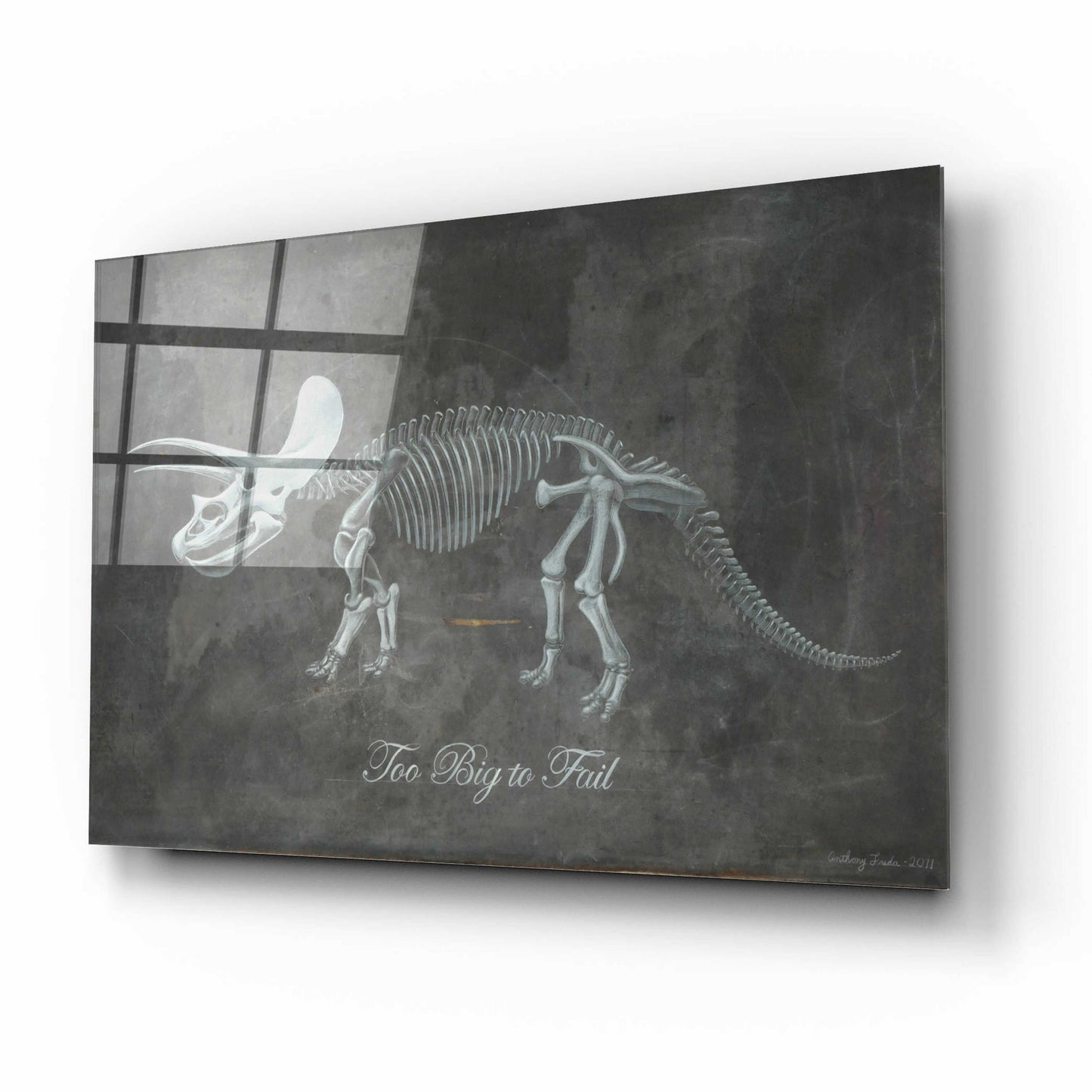 Epic Art 'Too Big' by Anthony Freda, Acrylic Glass Wall Art,16x12