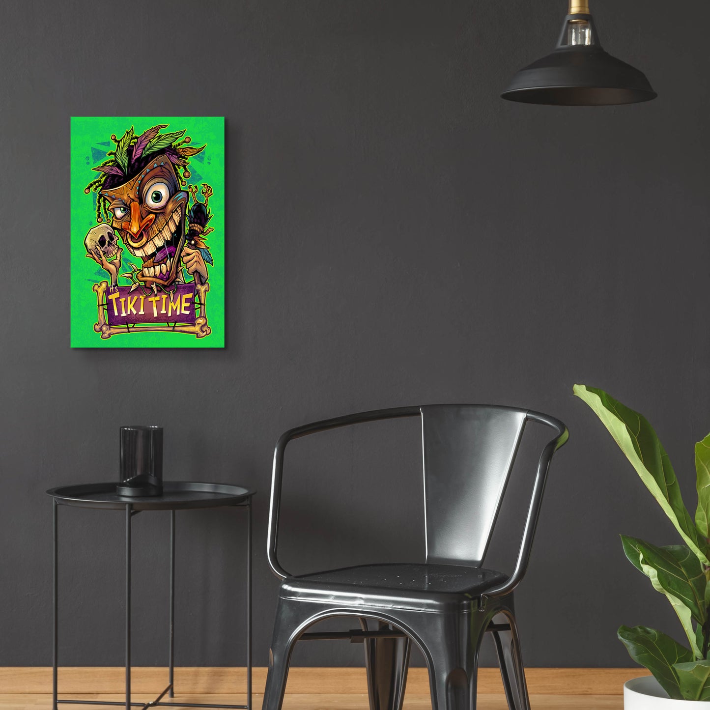 Epic Art 'It's Tiki Time' by Flyland Designs, Acrylic Glass Wall Art,16x24