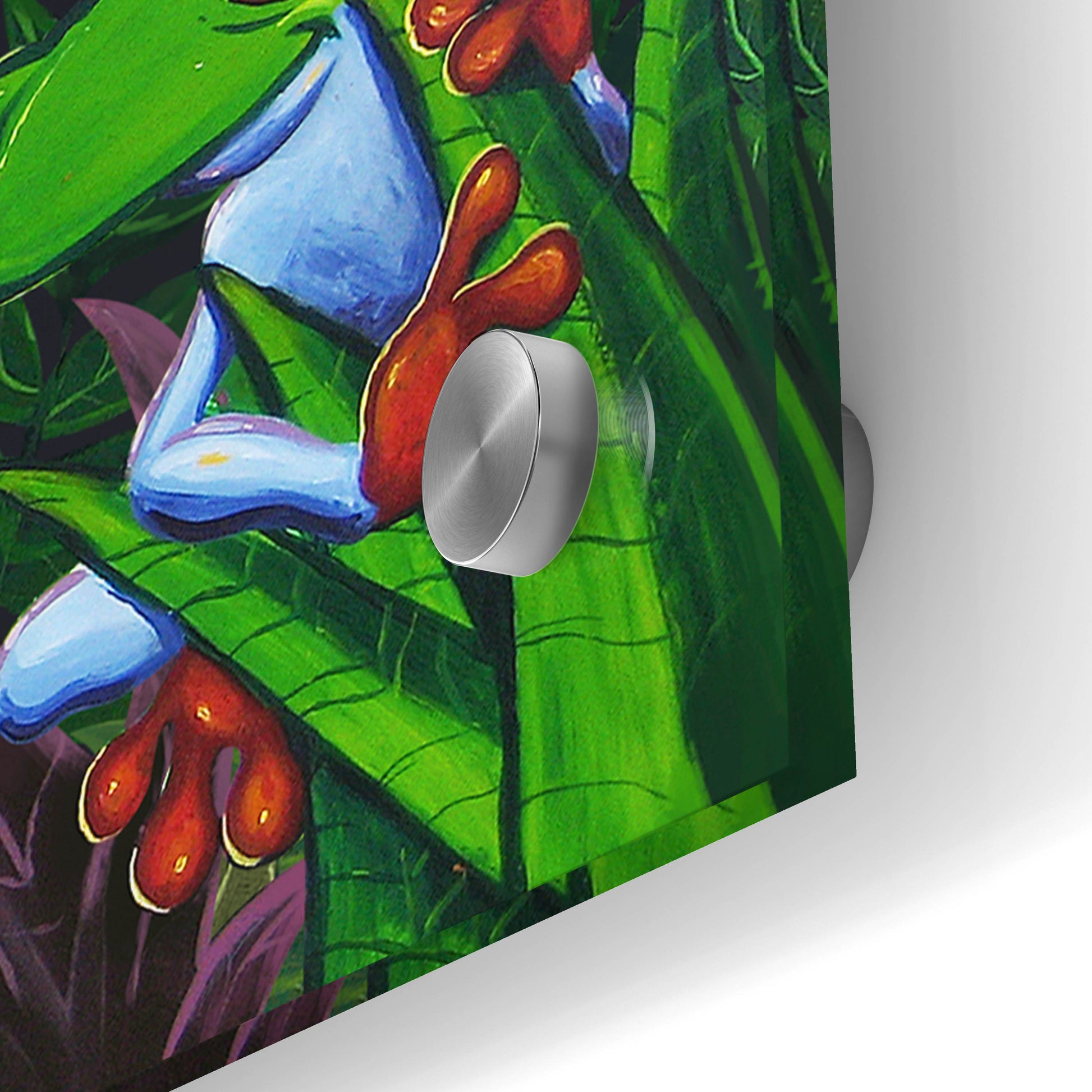 Epic Art 'Jungle Mural' by Flyland Designs, Acrylic Glass Wall Art,48x24