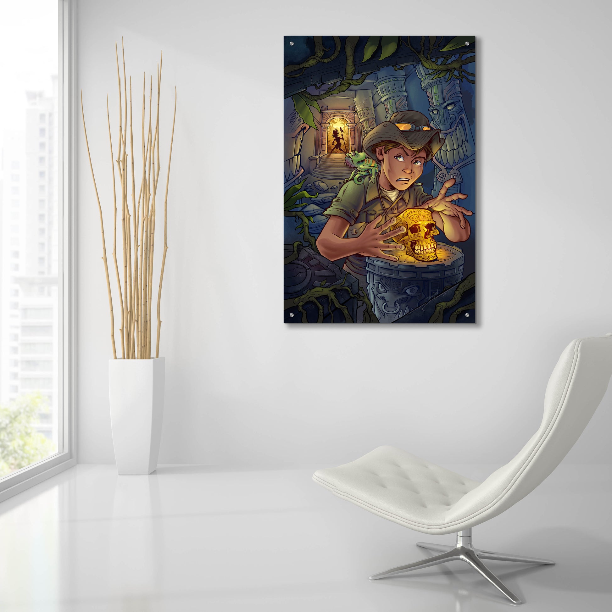 Epic Art 'Explorer' by Flyland Designs, Acrylic Glass Wall Art,24x36