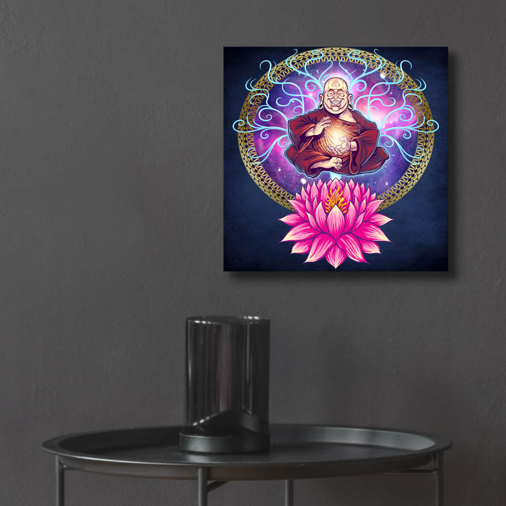 Epic Art 'Buddhist Monk Nirvana' by Flyland Designs, Acrylic Glass Wall Art,12x12