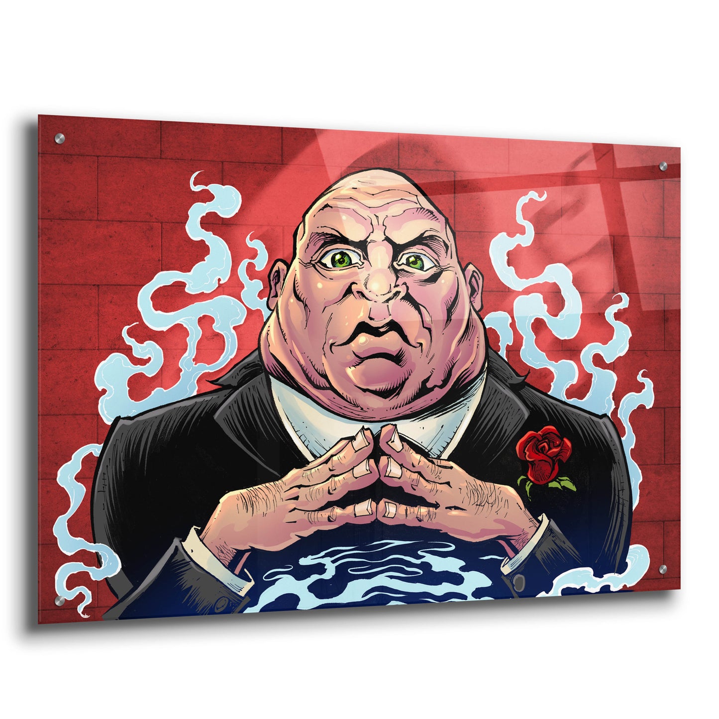 Epic Art 'Crook Character Mob Boss' by Flyland Designs, Acrylic Glass Wall Art,36x24