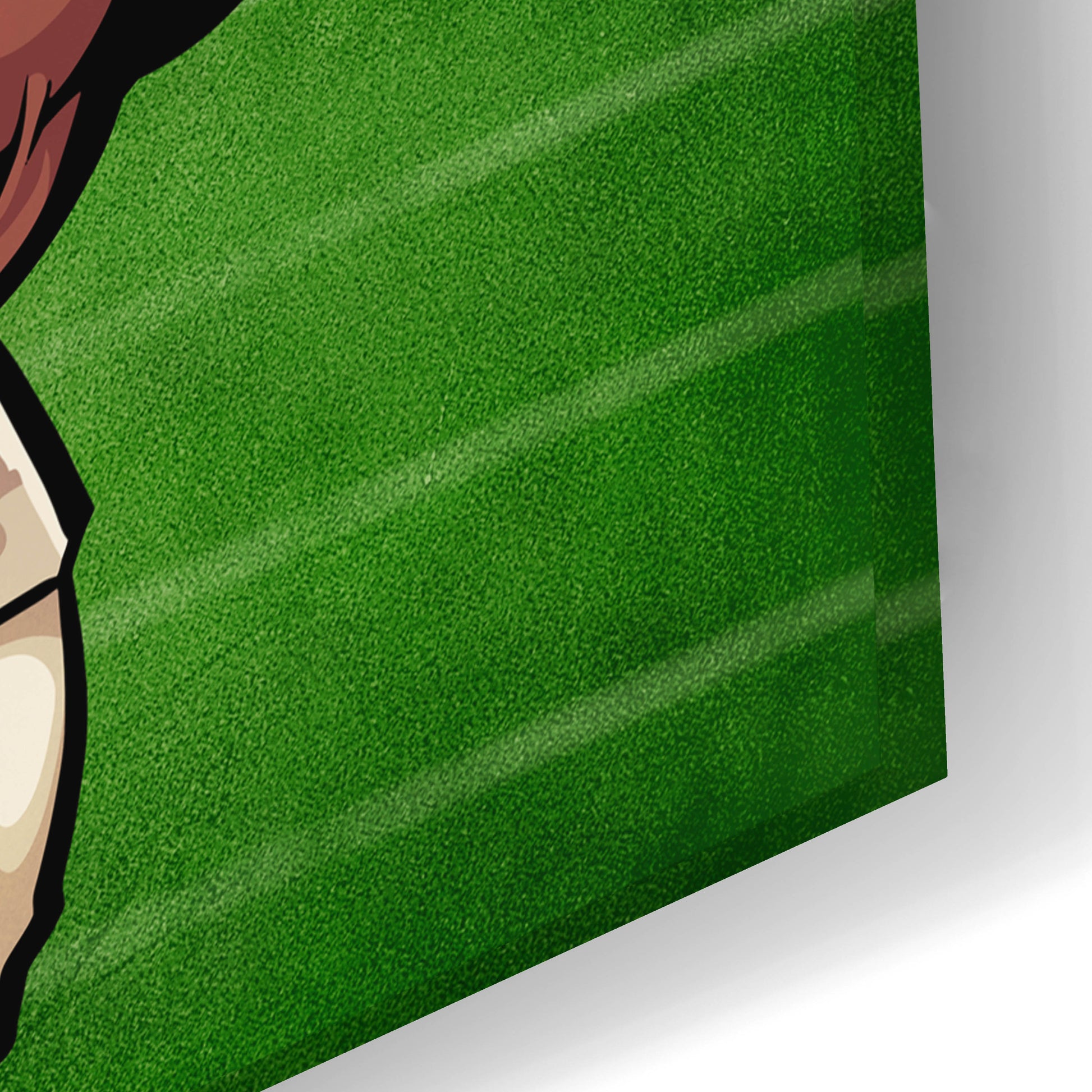 Epic Art 'Football Mascot 02' by Flyland Designs, Acrylic Glass Wall Art,24x16