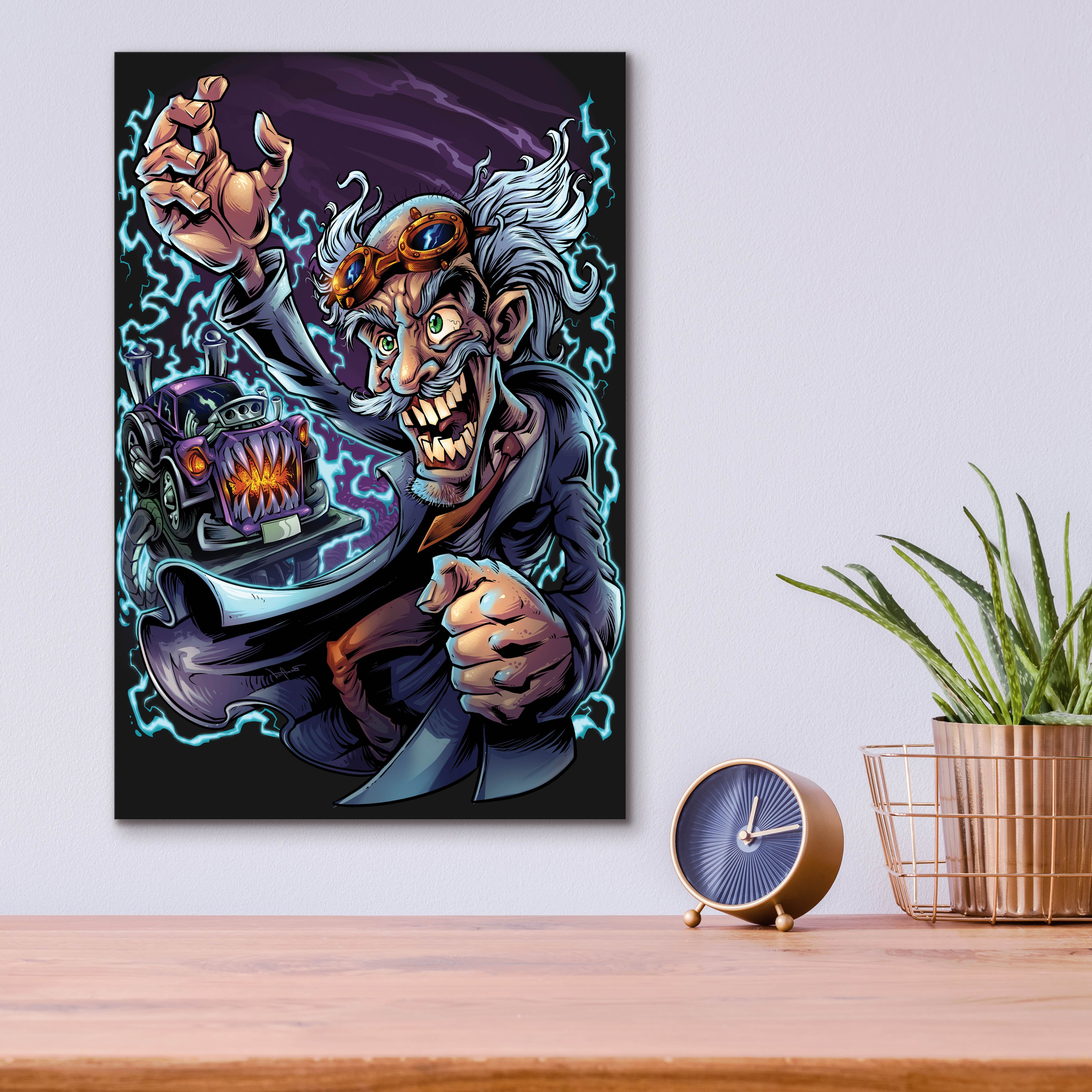Epic Art 'Mad Scientist' by Flyland Designs, Acrylic Glass Wall