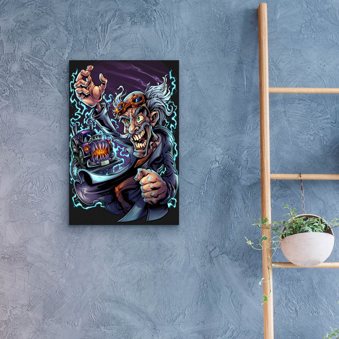 Epic Art 'Mad Scientist' by Flyland Designs, Acrylic Glass Wall Art,16x24