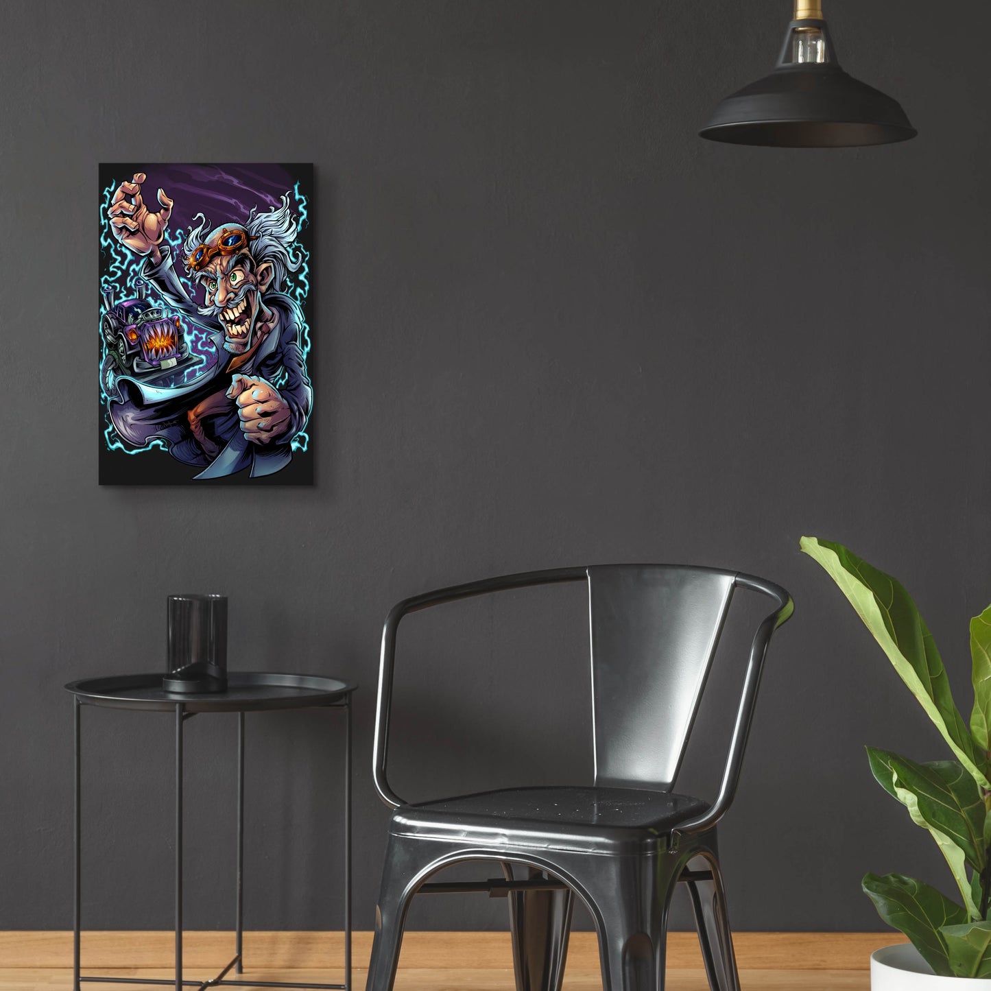 Epic Art 'Mad Scientist' by Flyland Designs, Acrylic Glass Wall Art,16x24