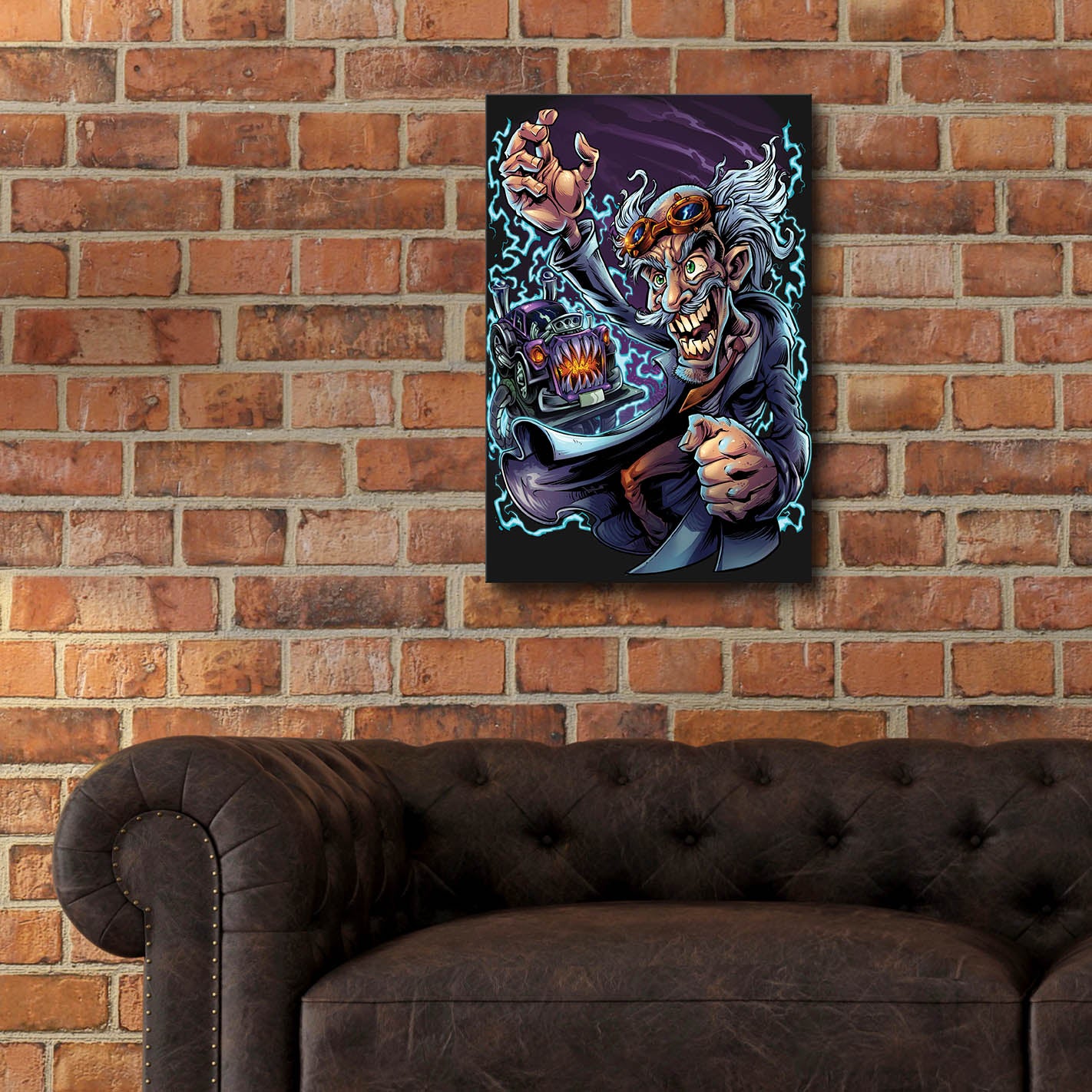 Epic Art 'Mad Scientist' by Flyland Designs, Acrylic Glass Wall Art,16x24