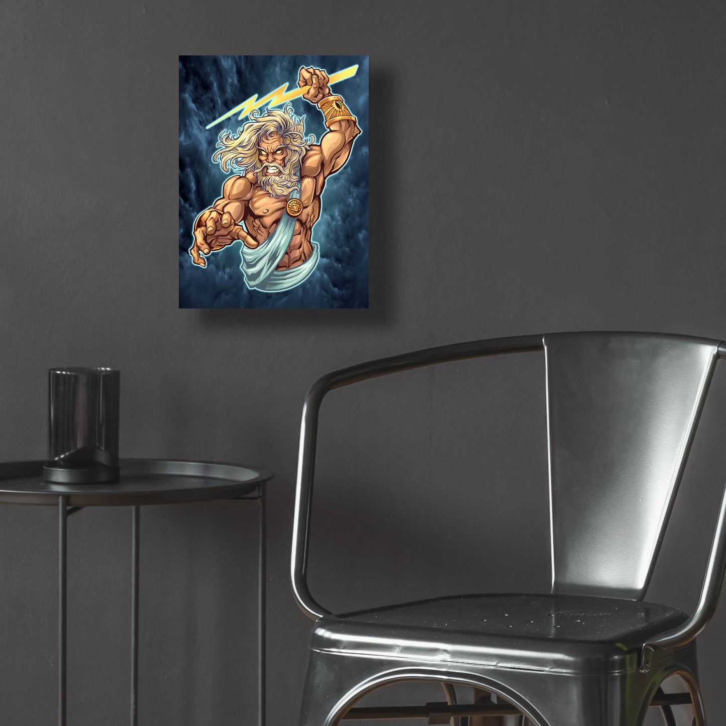 Epic Art 'Zeus Full Color' by Flyland Designs, Acrylic Glass Wall Art,12x16