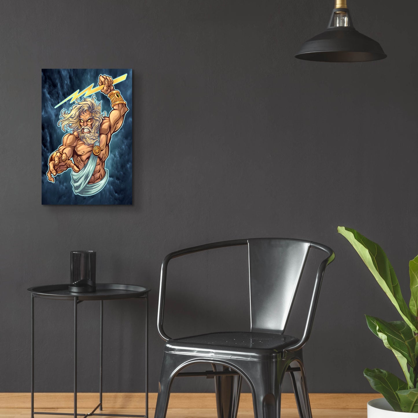 Epic Art 'Zeus Full Color' by Flyland Designs, Acrylic Glass Wall Art,16x24