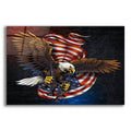 Epic Art 'Eagle and Guns' by Flyland Designs, Acrylic Glass Wall Art