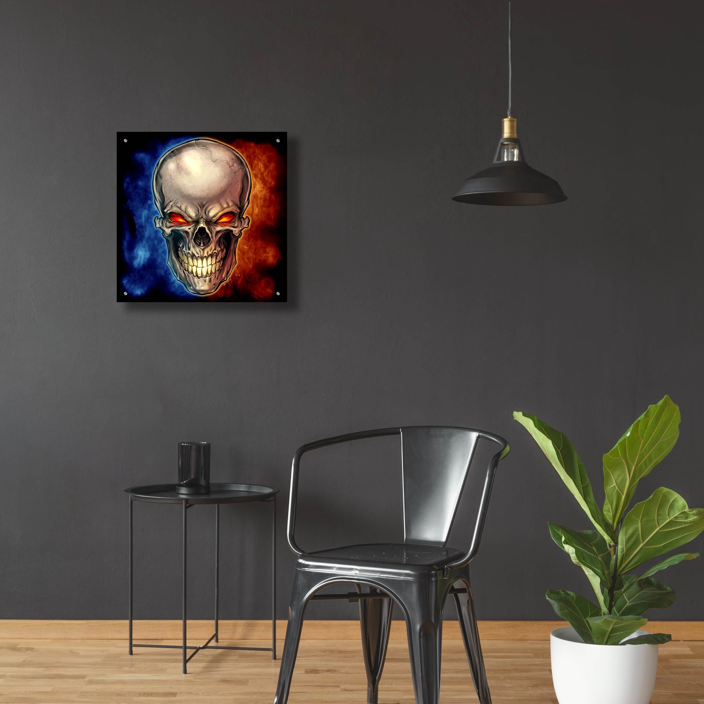 Epic Art 'Skull 2016' by Flyland Designs, Acrylic Glass Wall Art,24x24