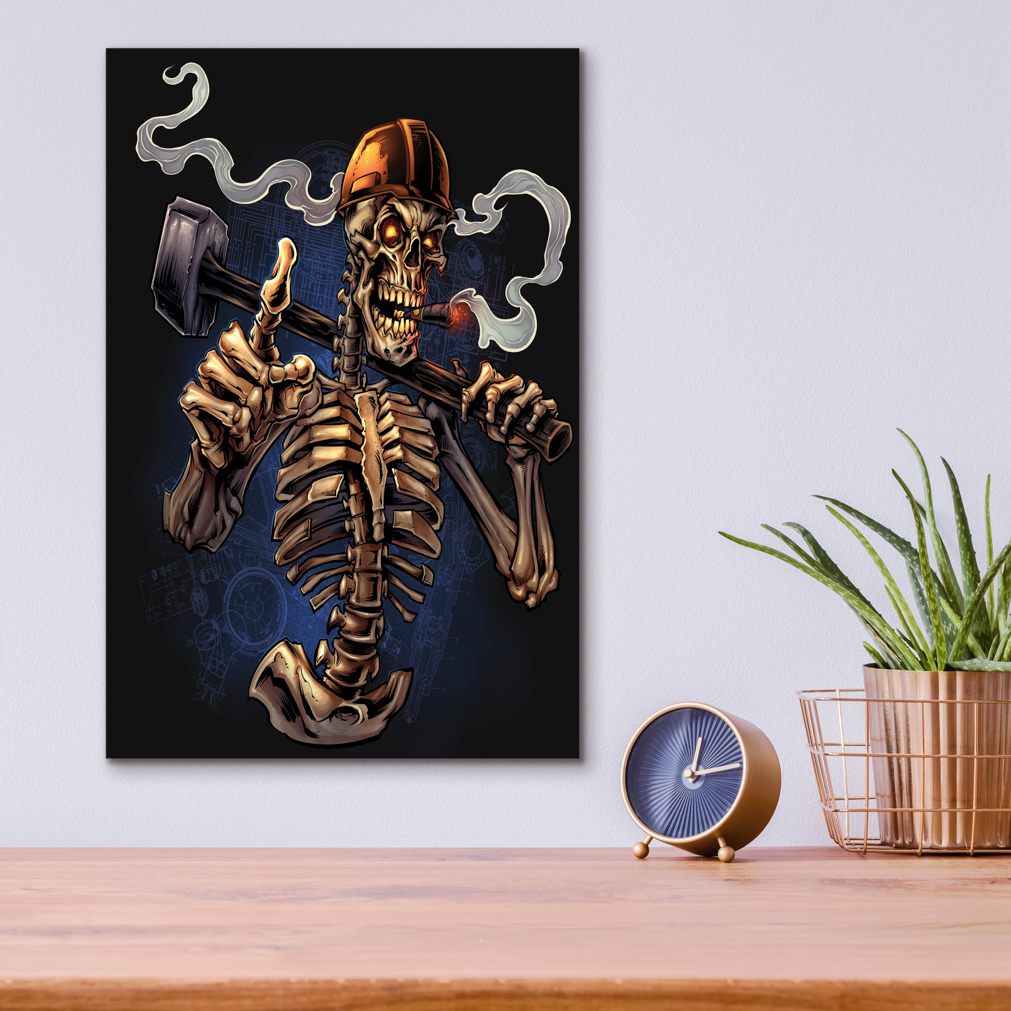 Epic Art 'Sledgehammer Skeleton Licensing' by Flyland Designs