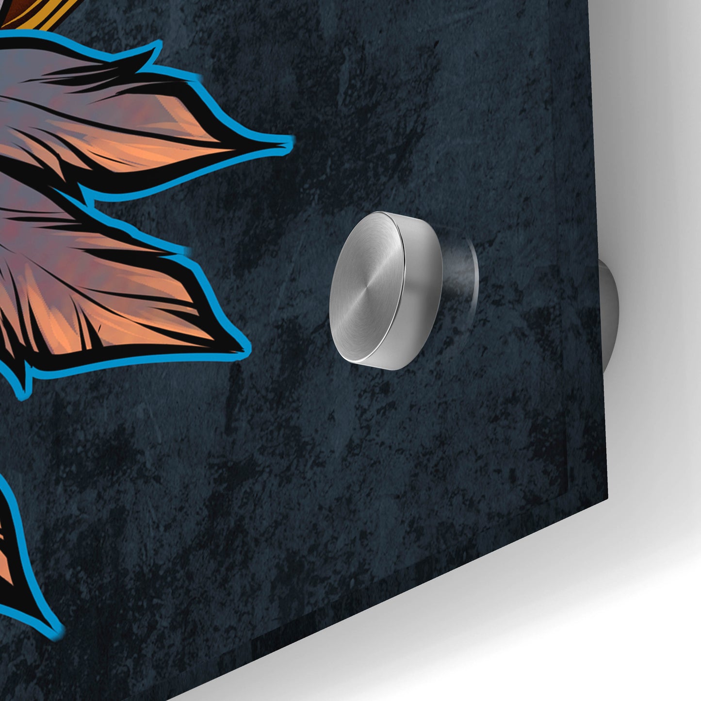 Epic Art 'Corax Russ Logo Design' by Flyland Designs, Acrylic Glass Wall Art,24x24