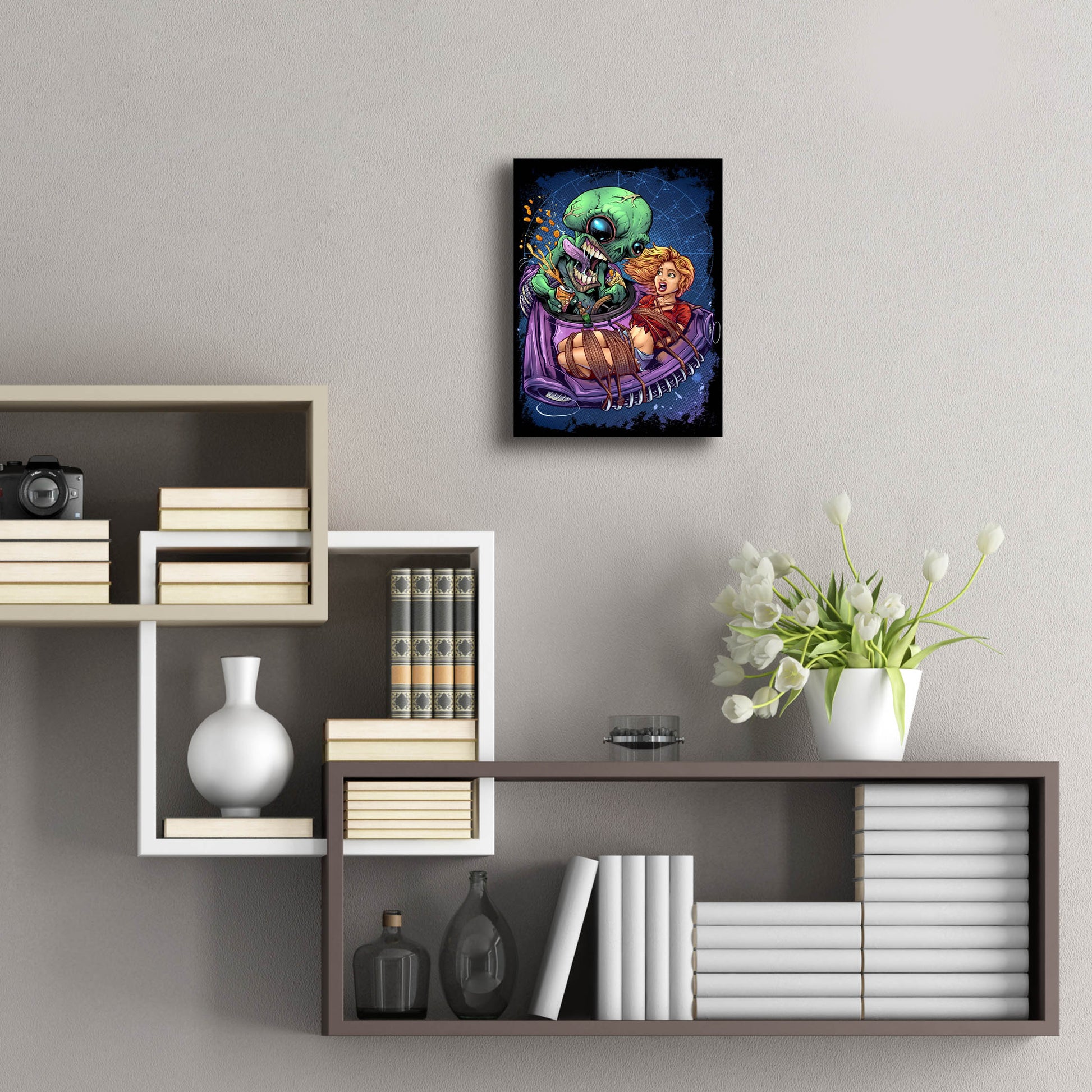 Epic Art 'Take Out' by Flyland Designs, Acrylic Glass Wall Art,12x16