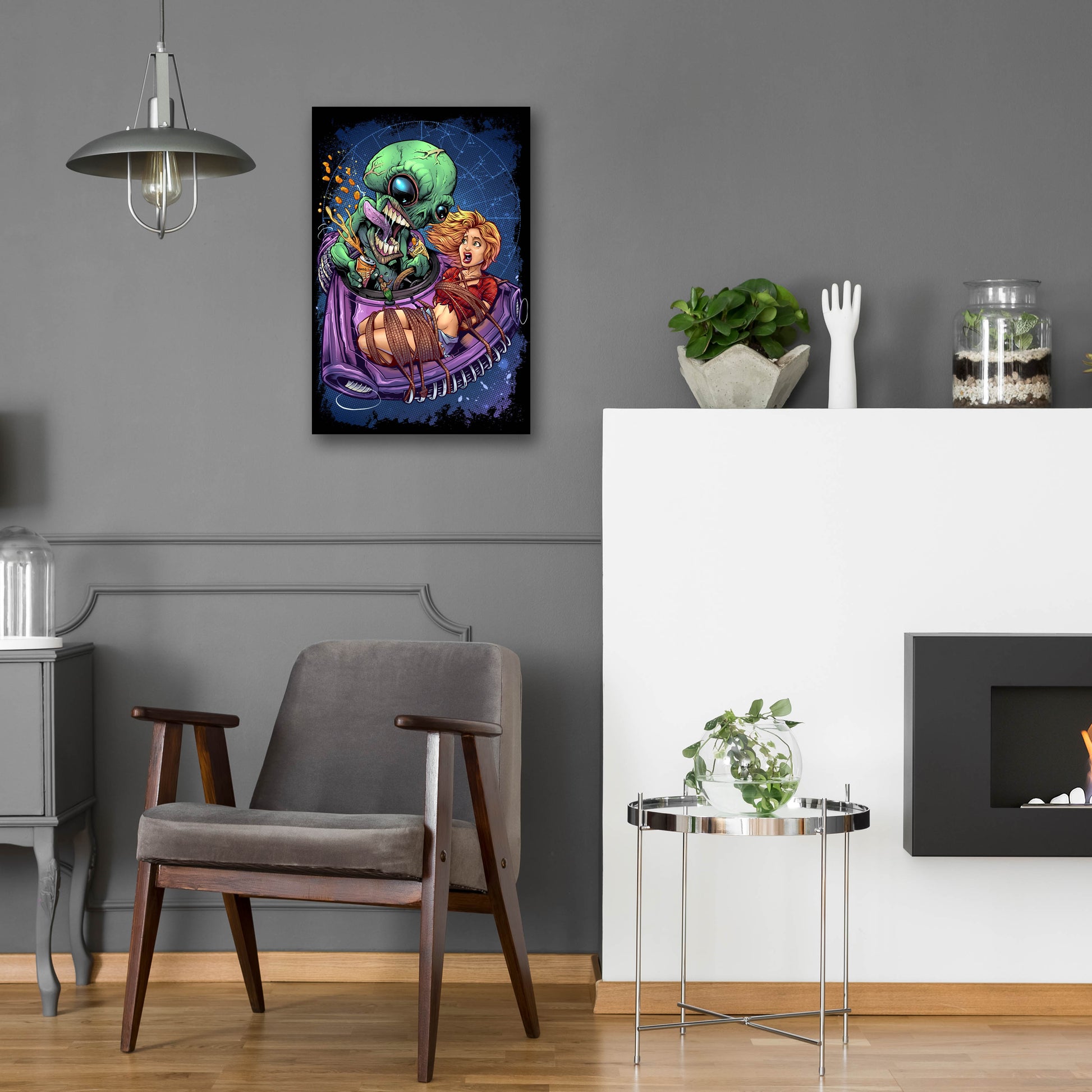 Epic Art 'Take Out' by Flyland Designs, Acrylic Glass Wall Art,16x24