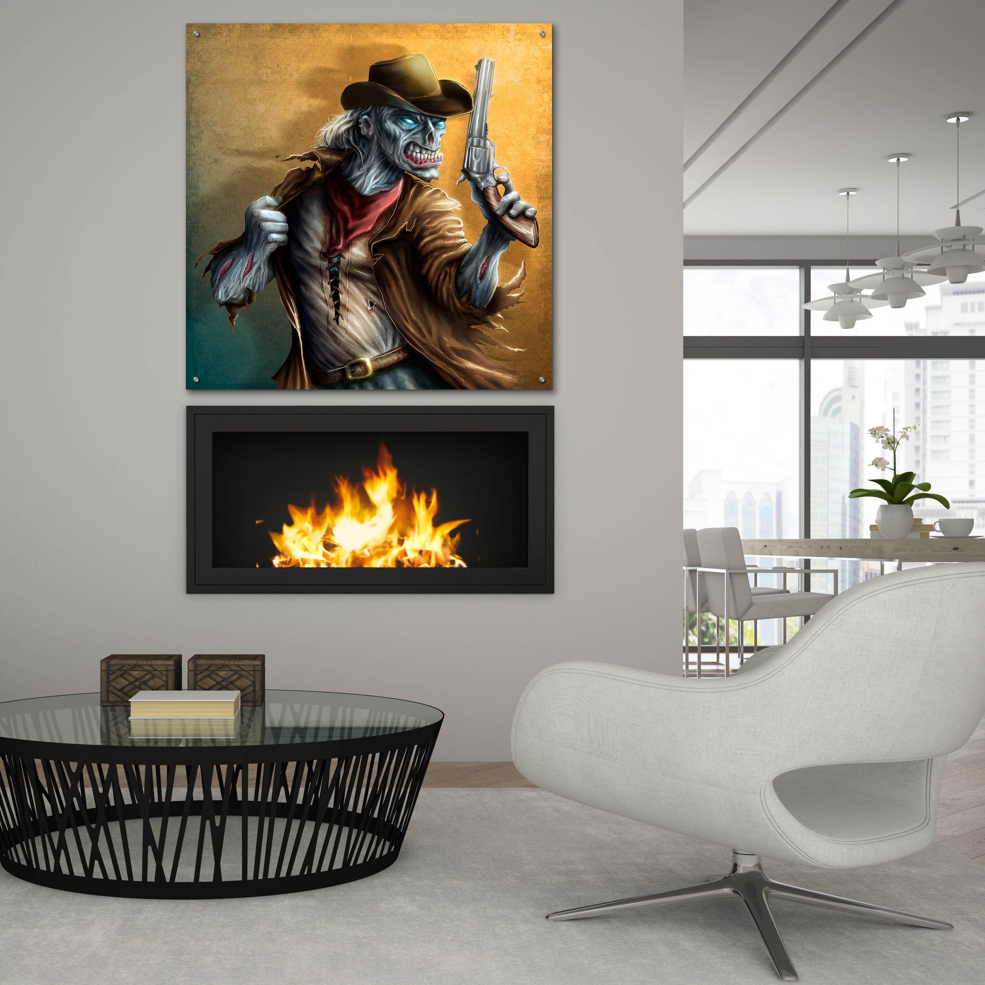 Epic Art 'The Drifter' by Flyland Designs, Acrylic Glass Wall Art,36x36