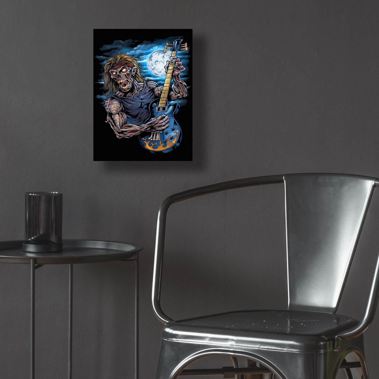 Epic Art 'Zombie Guitar Player' by Flyland Designs, Acrylic Glass Wall Art,12x16