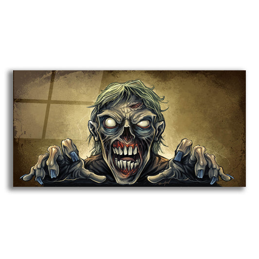 Epic Art 'Zombie Reaching Out' by Flyland Designs, Acrylic Glass Wall Art