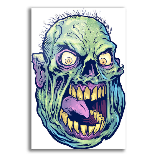 Epic Art 'Zombie Pattern Head 12' by Flyland Designs, Acrylic Glass Wall Art