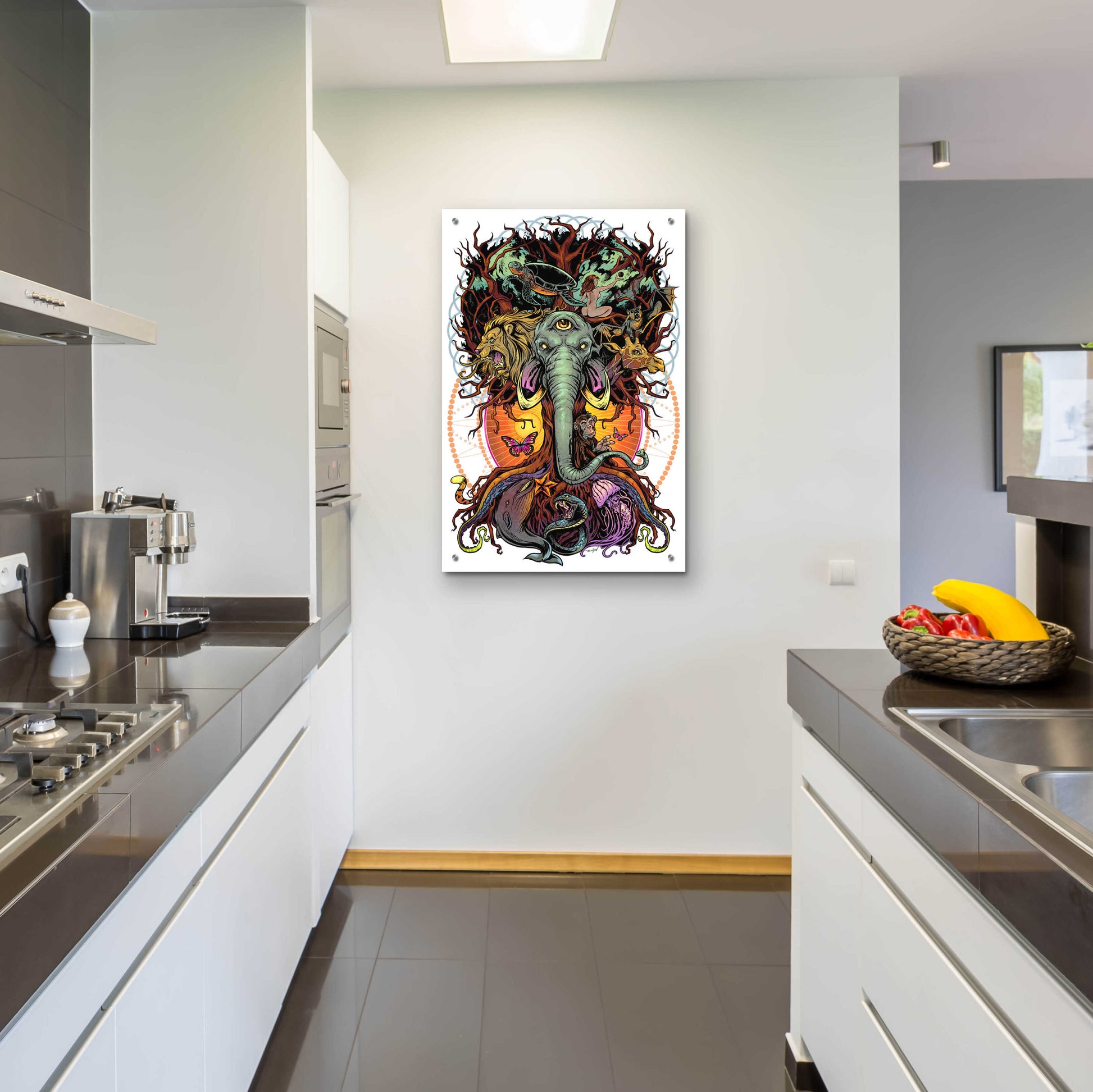 Epic Art 'Tree of Life' by Flyland Designs, Acrylic Glass Wall Art,24x36