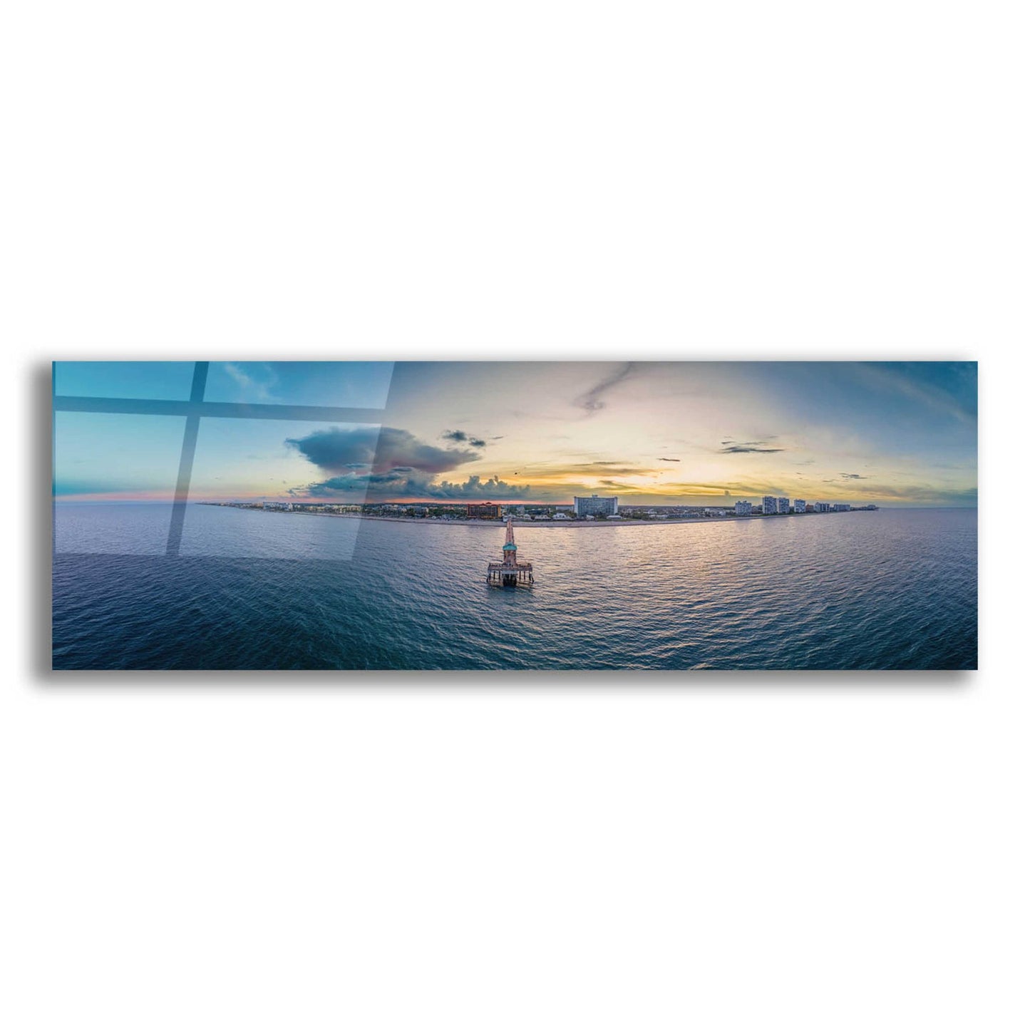 Epic Art 'Deerfield Beach, Florida 3' by Epic Portfolio, Acrylic Glass Wall Art