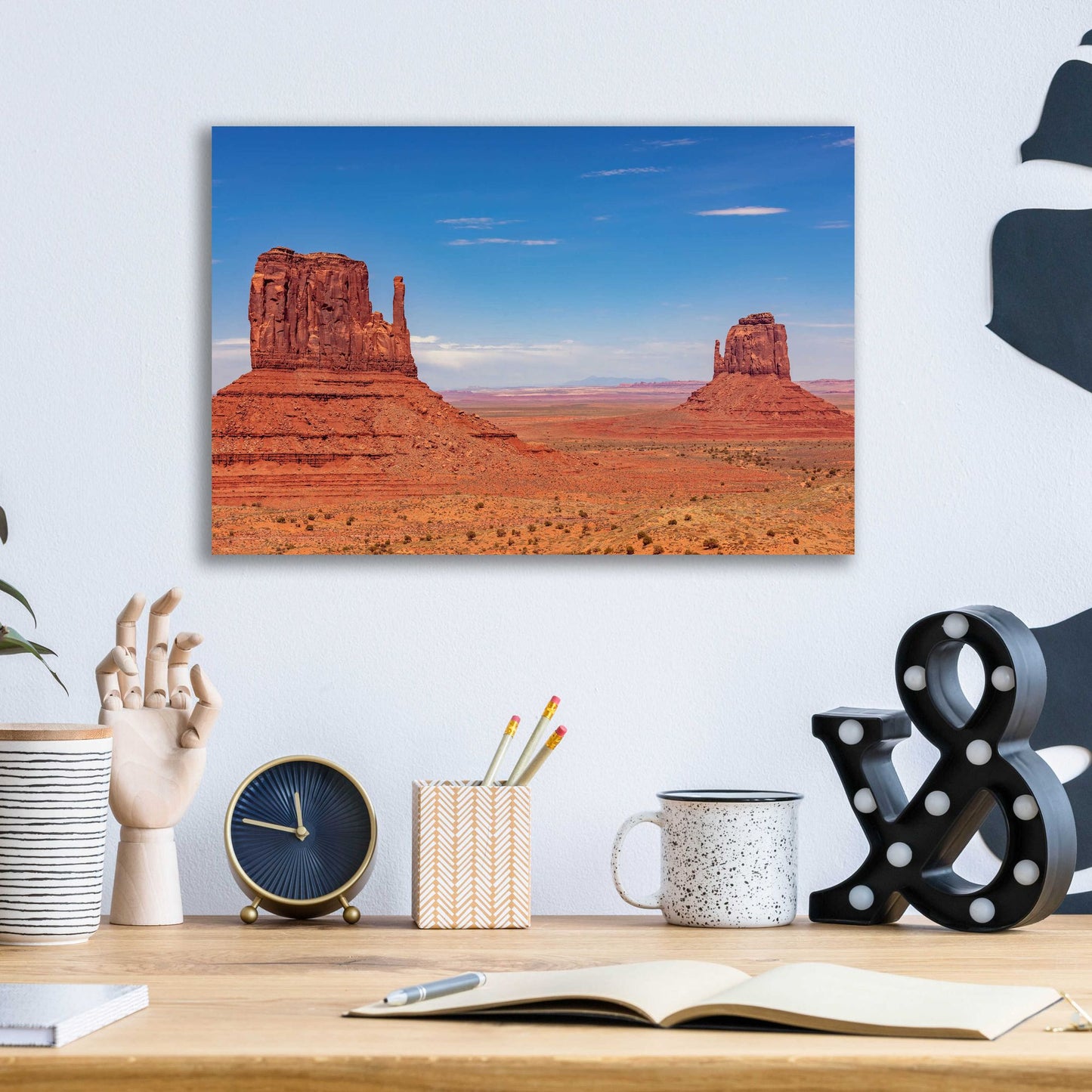 Epic Art 'Utah - Monument Valley 2' by Epic Portfolio, Acrylic Glass Wall Art,16x12