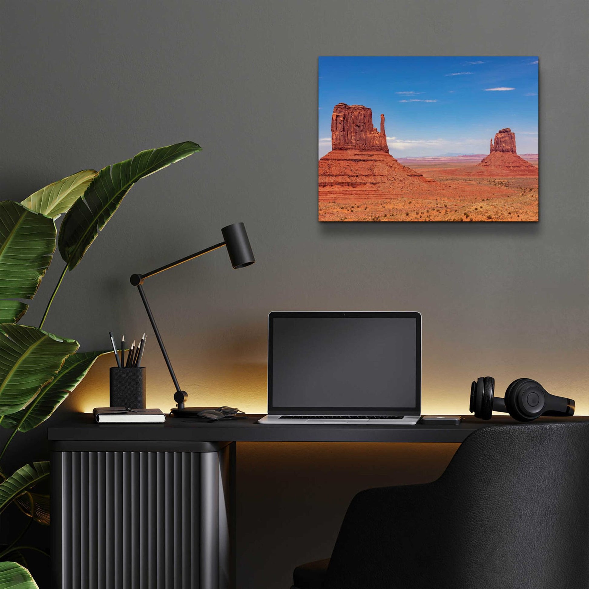 Epic Art 'Utah - Monument Valley 2' by Epic Portfolio, Acrylic Glass Wall Art,16x12