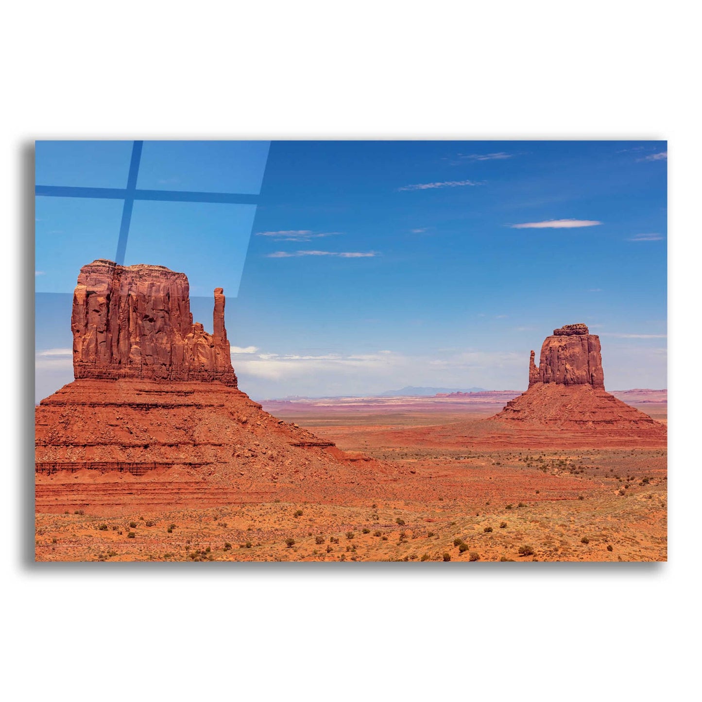 Epic Art 'Utah - Monument Valley 2' by Epic Portfolio, Acrylic Glass Wall Art,16x12