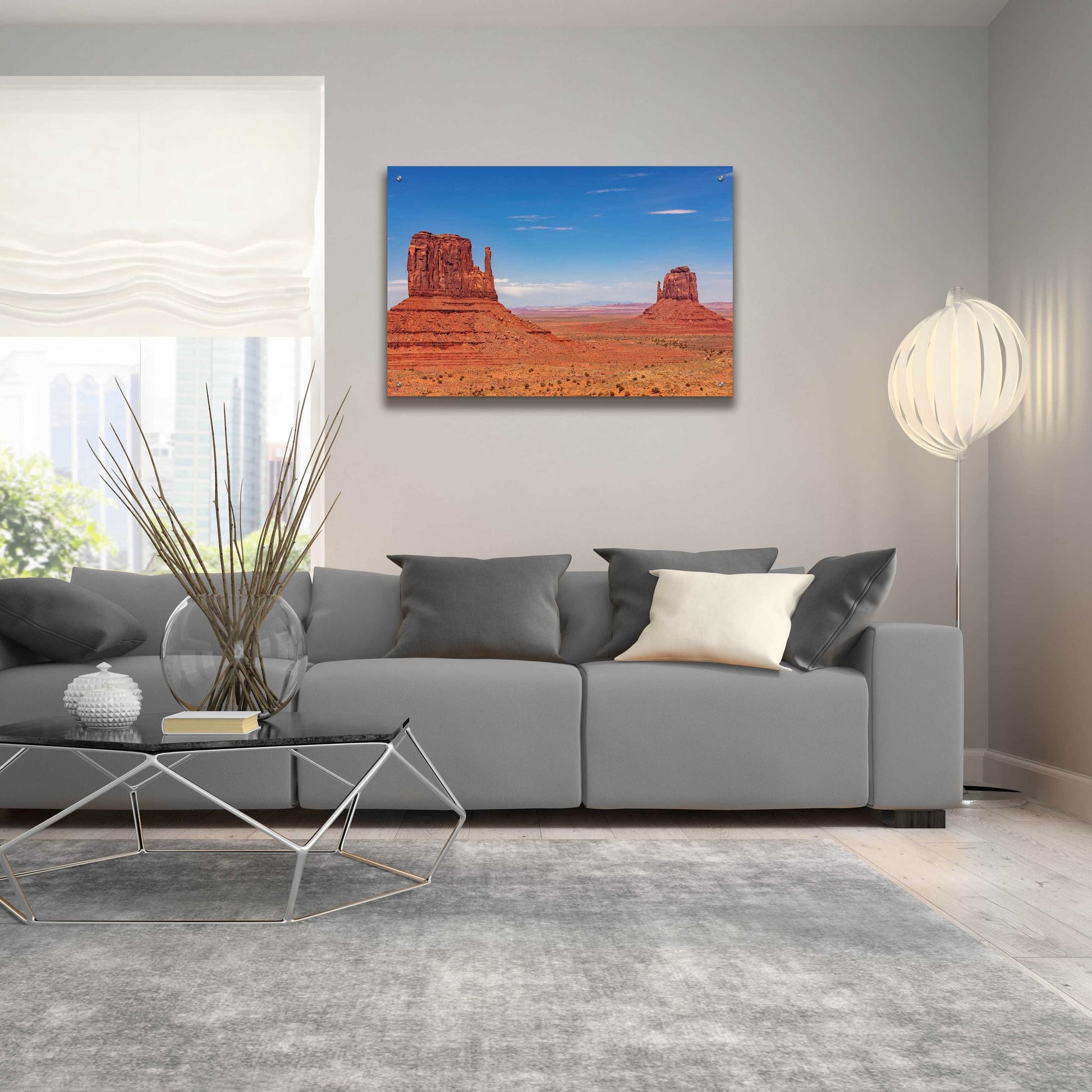 Epic Art 'Utah - Monument Valley 2' by Epic Portfolio, Acrylic Glass Wall Art,36x24