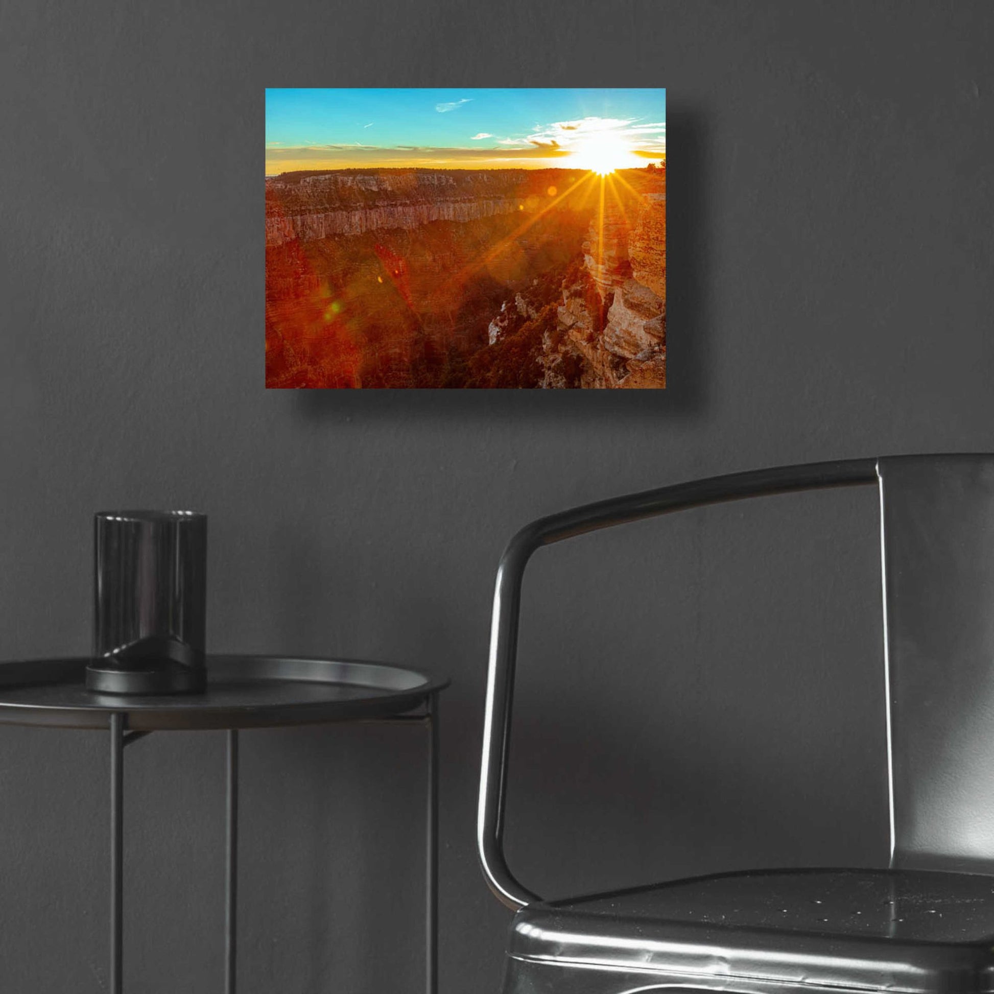 Epic Art 'Utah Sunset' by Epic Portfolio, Acrylic Glass Wall Art,16x12