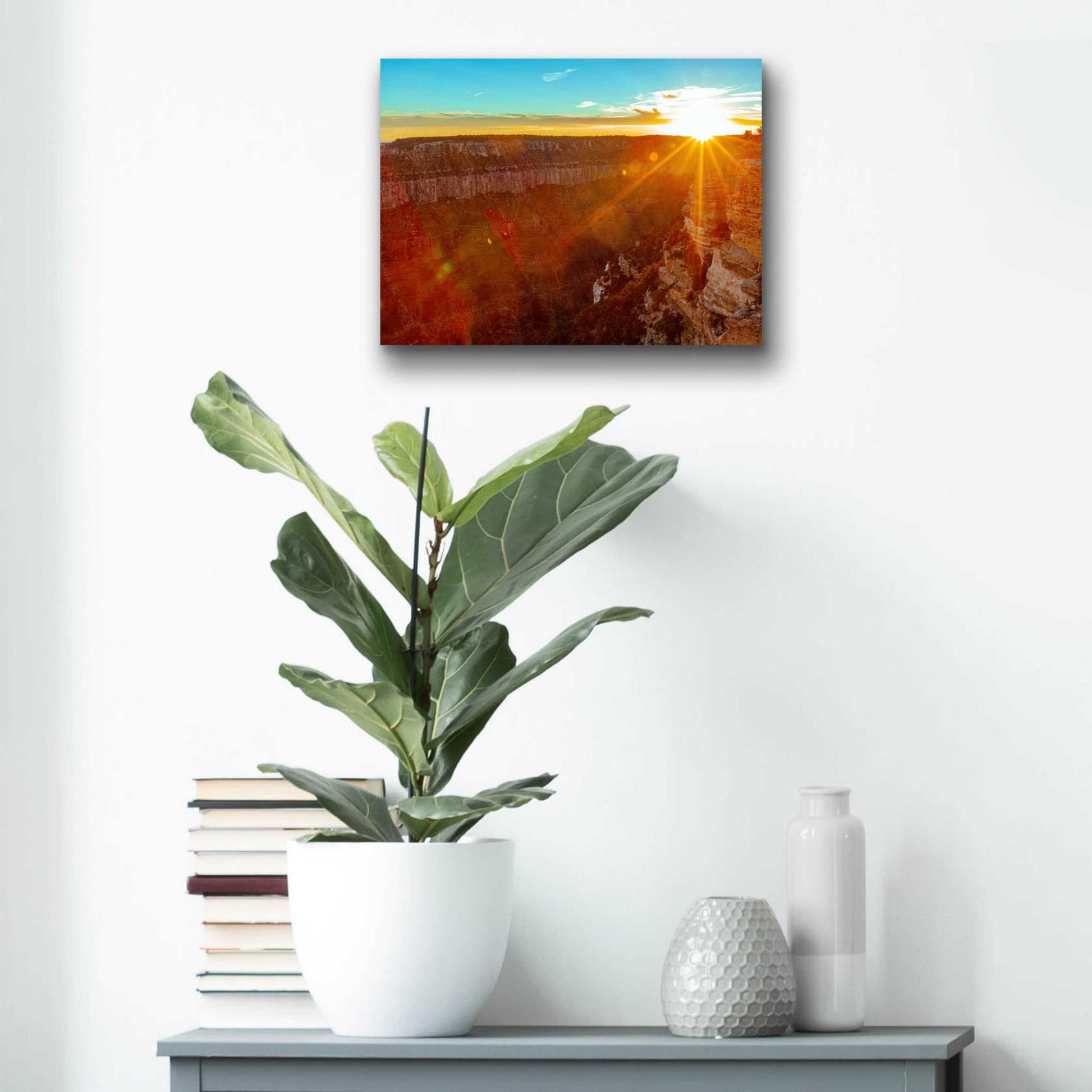 Epic Art 'Utah Sunset' by Epic Portfolio, Acrylic Glass Wall Art,16x12