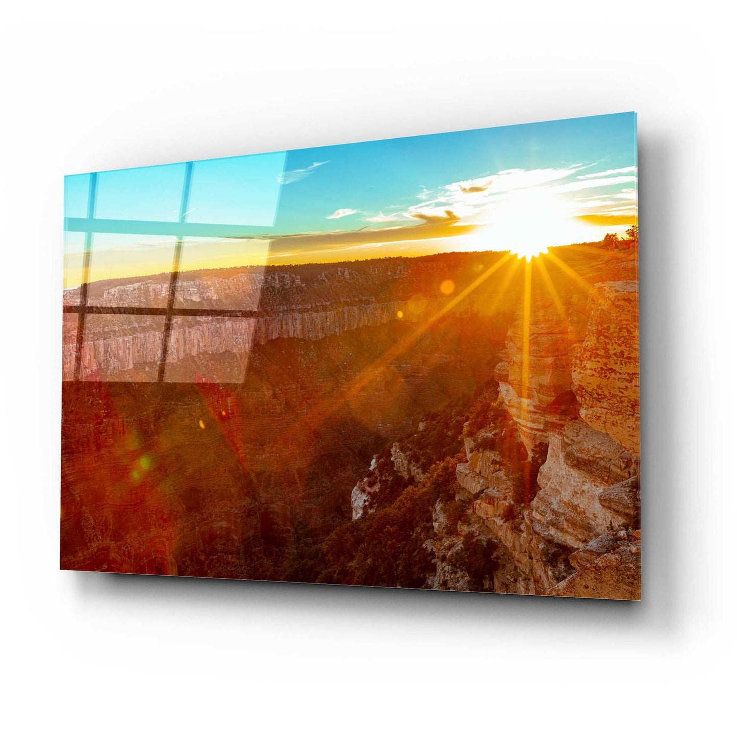 Epic Art 'Utah Sunset' by Epic Portfolio, Acrylic Glass Wall Art,24x16