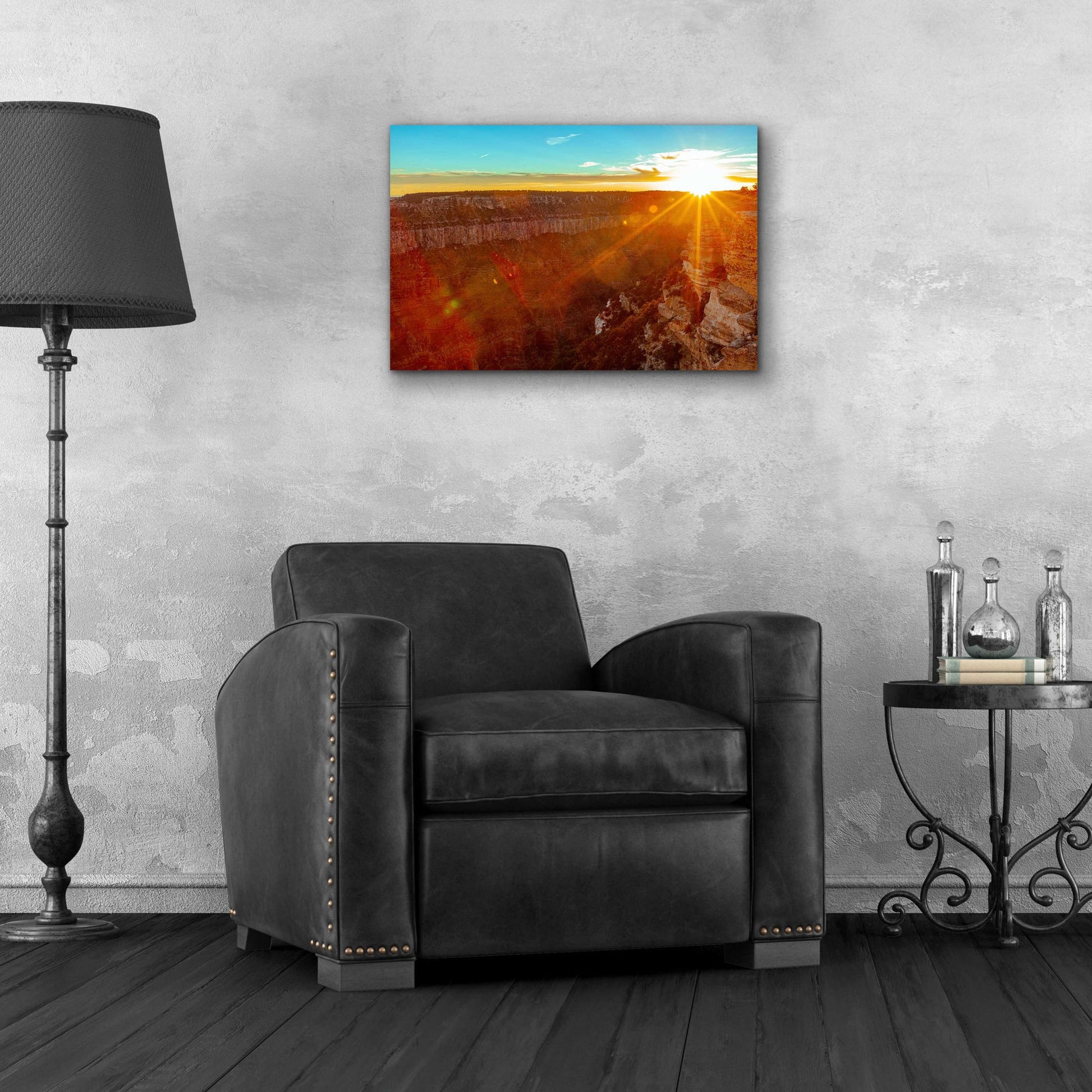 Epic Art 'Utah Sunset' by Epic Portfolio, Acrylic Glass Wall Art,24x16