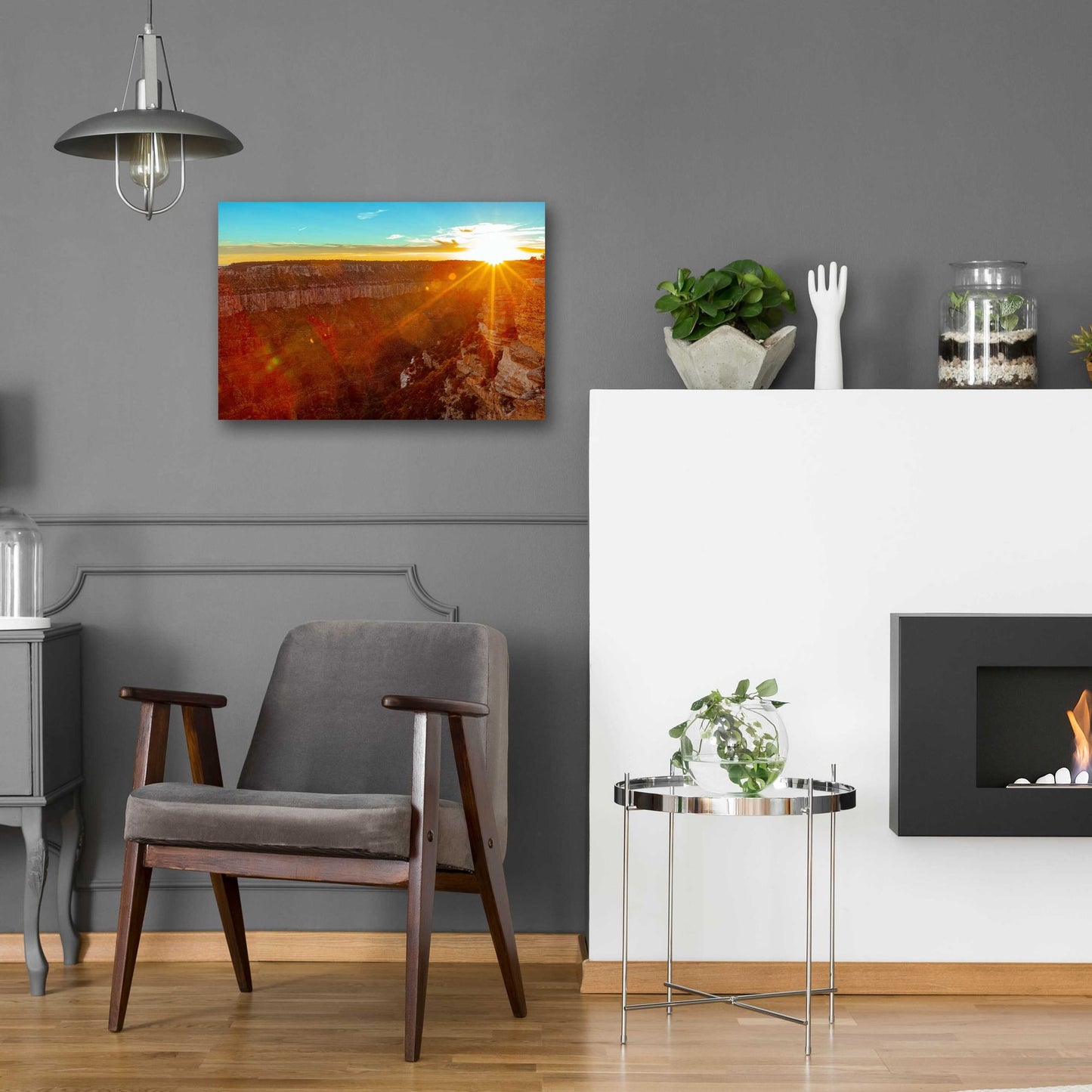 Epic Art 'Utah Sunset' by Epic Portfolio, Acrylic Glass Wall Art,24x16