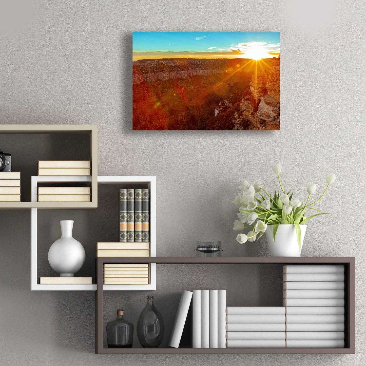 Epic Art 'Utah Sunset' by Epic Portfolio, Acrylic Glass Wall Art,24x16