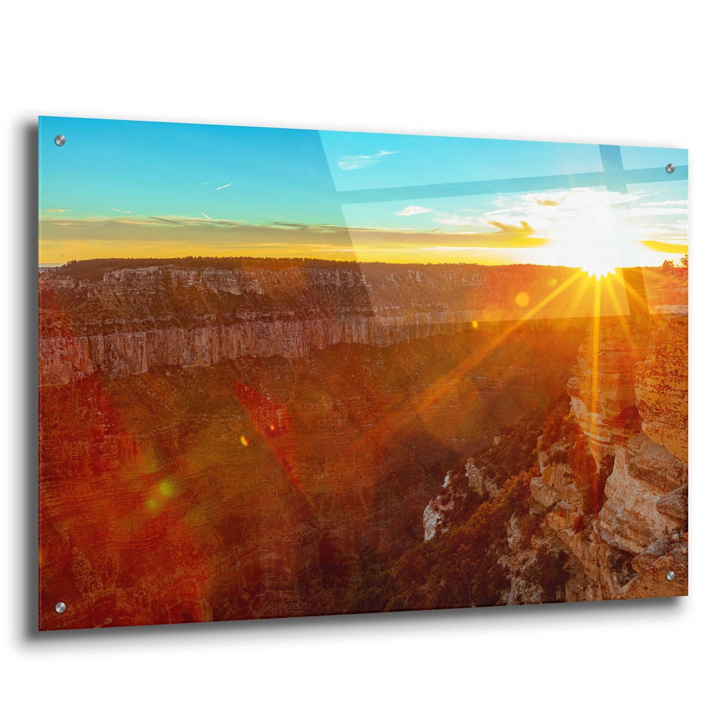 Epic Art 'Utah Sunset' by Epic Portfolio, Acrylic Glass Wall Art,36x24