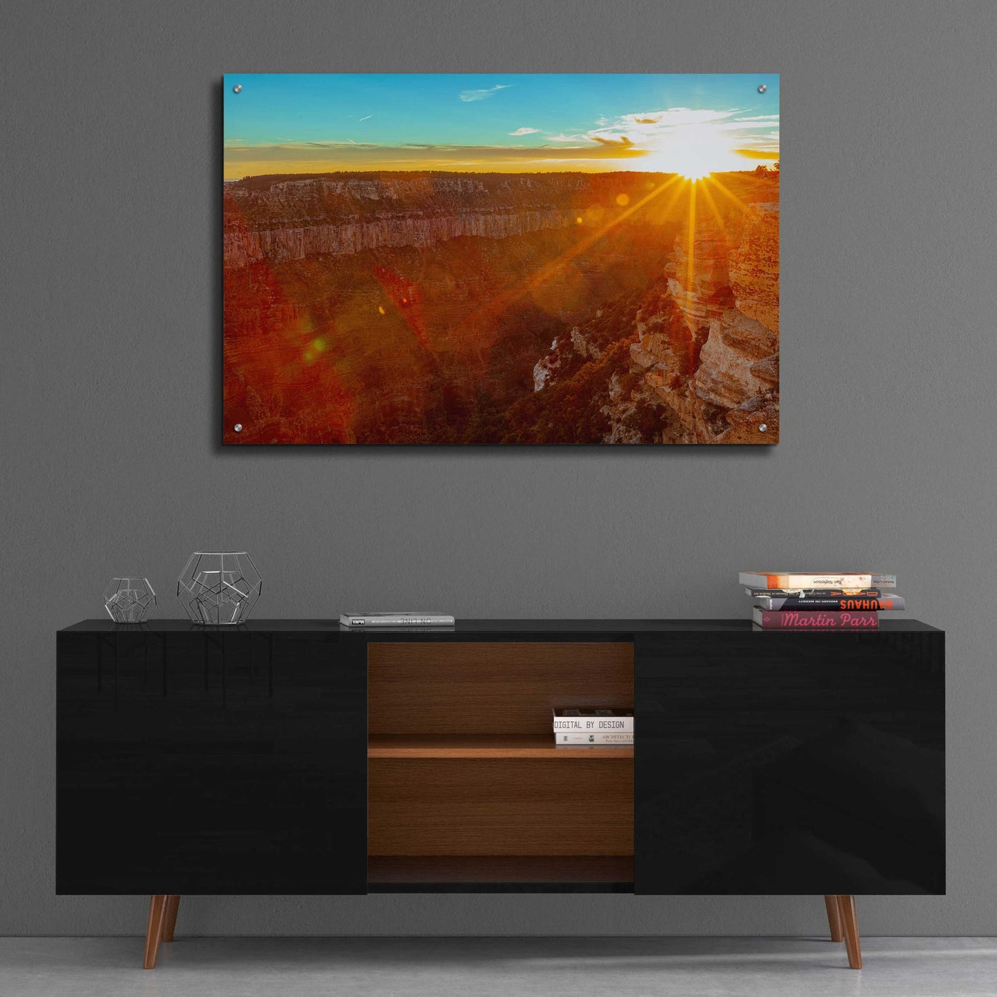 Epic Art 'Utah Sunset' by Epic Portfolio, Acrylic Glass Wall Art,36x24