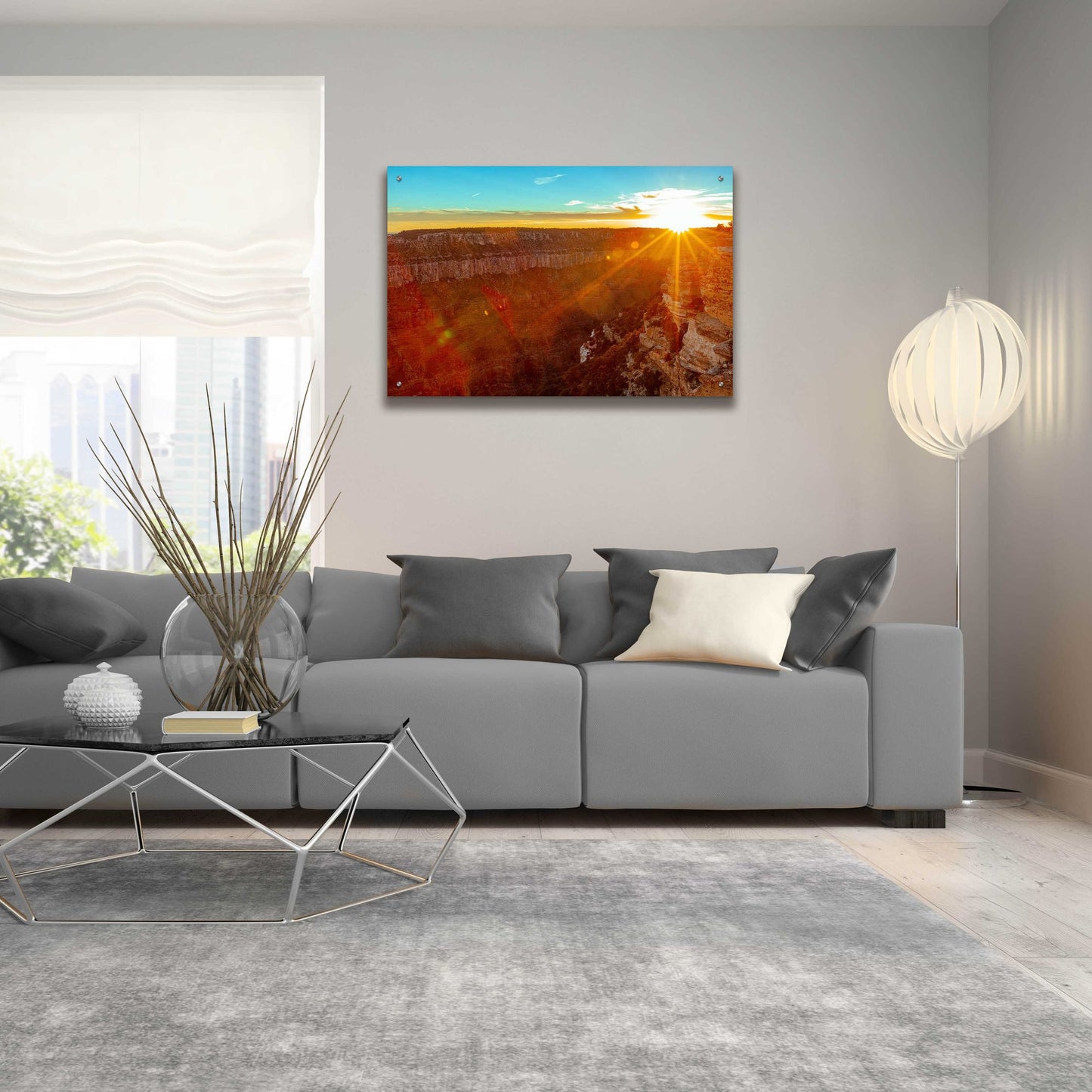 Epic Art 'Utah Sunset' by Epic Portfolio, Acrylic Glass Wall Art,36x24