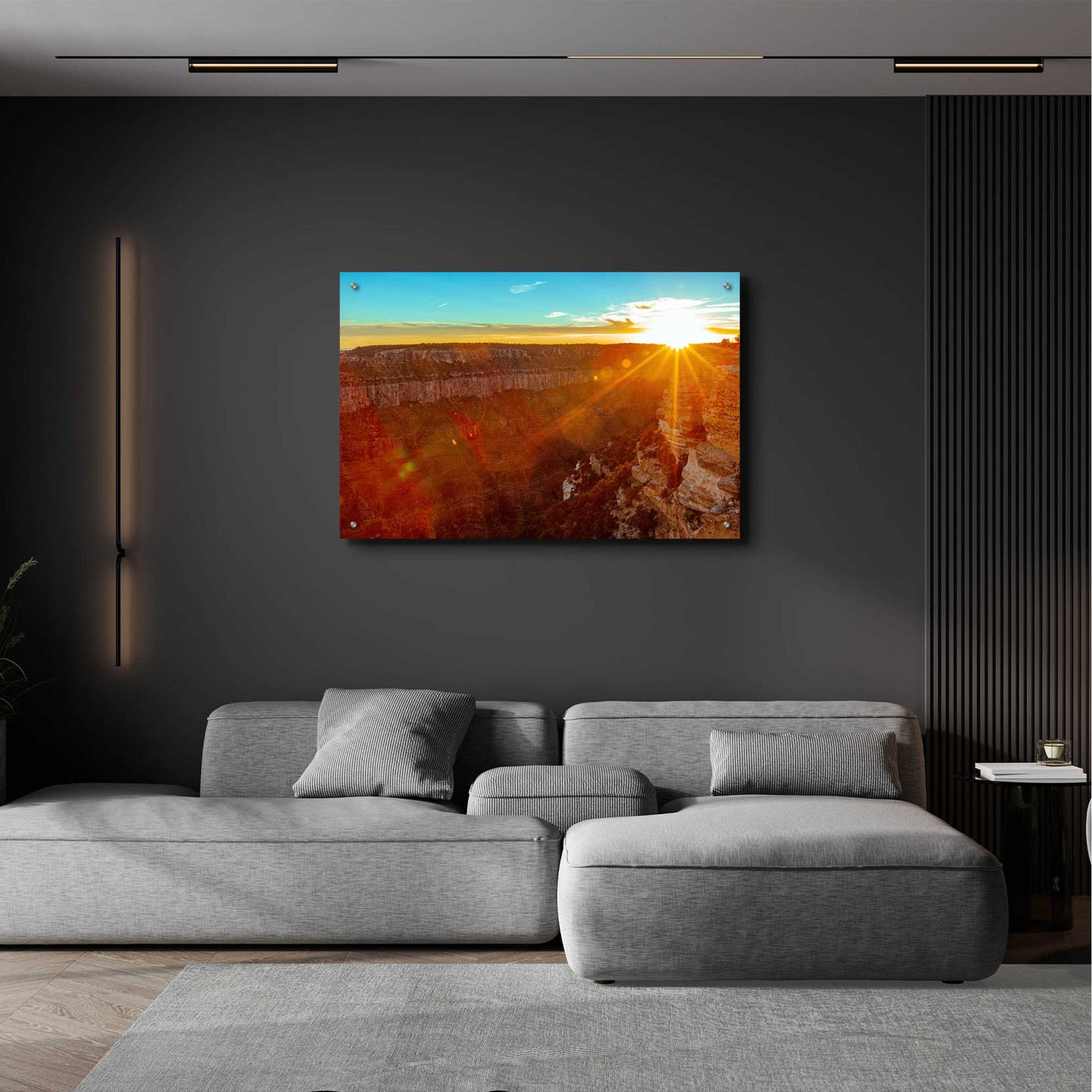 Epic Art 'Utah Sunset' by Epic Portfolio, Acrylic Glass Wall Art,36x24