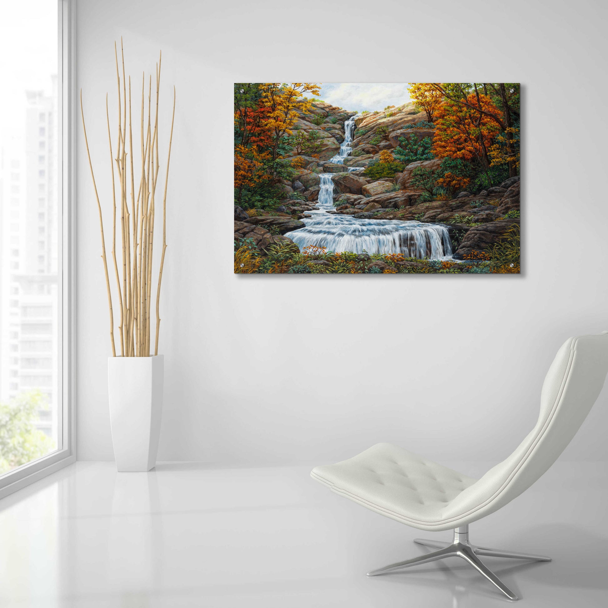 Epic Art 'Tranquil Cove' by Crista Forest, Acrylic Glass Wall Art,36x24